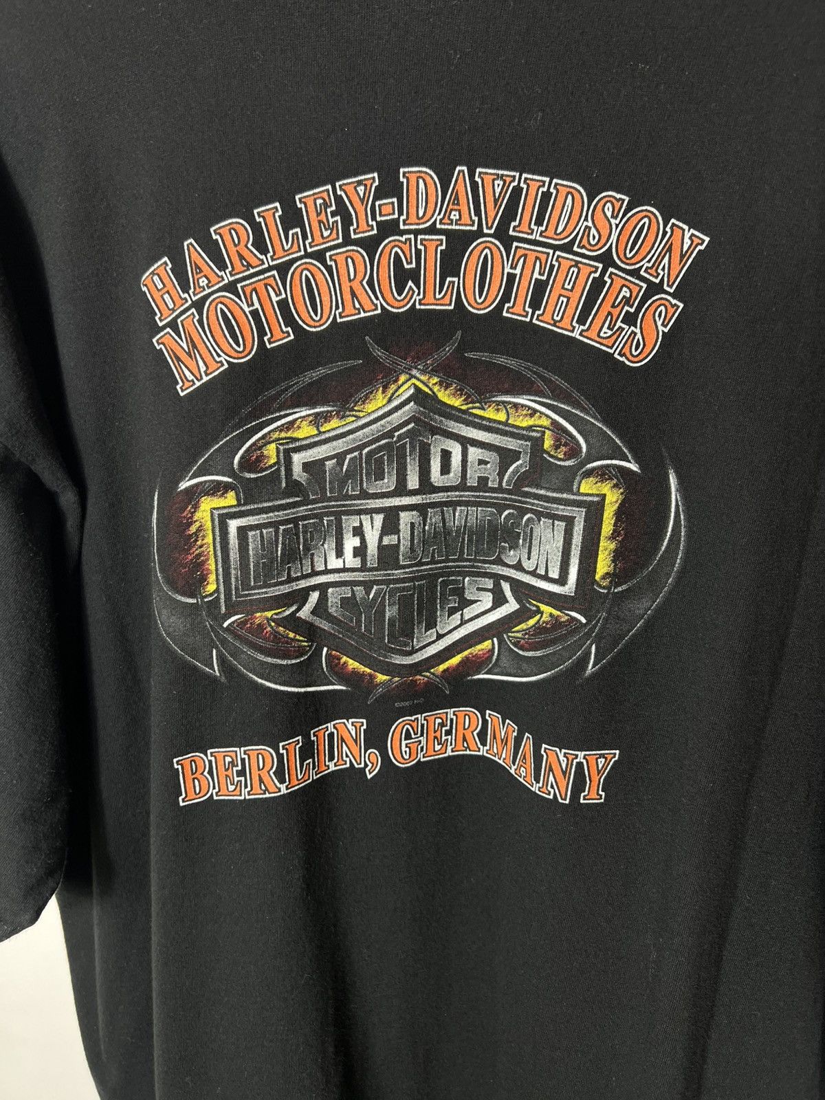 Harley Davidson Vintage streetwear racing Harley Davidson Berlin Moto Tee Size US XXL / EU 58 / 5 - 6 Thumbnail