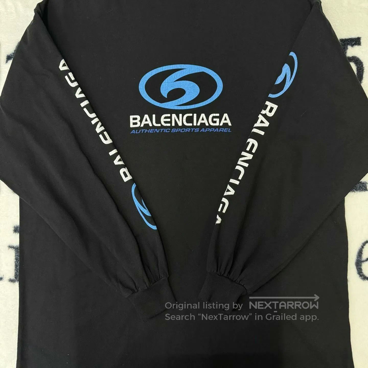 Balenciaga balenciaga black graphic oversized sweatshirt. Size US XXL / EU 58 / 5 - 2 Thumbnail