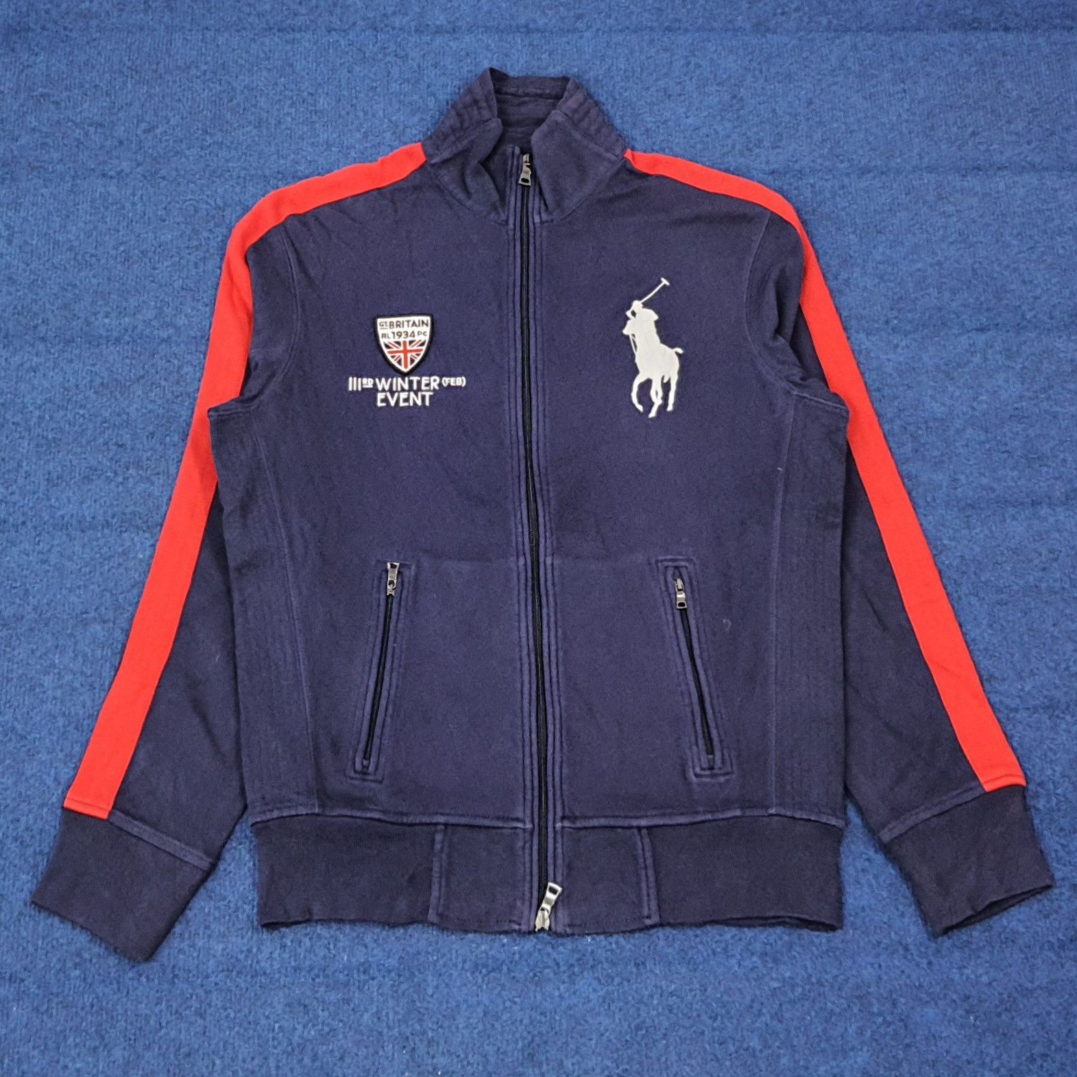 Polo Ralph Lauren Vintage Polo by Ralph Lauren Britain Zipper Jacket C275N22 Size US M / EU 48-50 / 2 - 1 Thumbnail