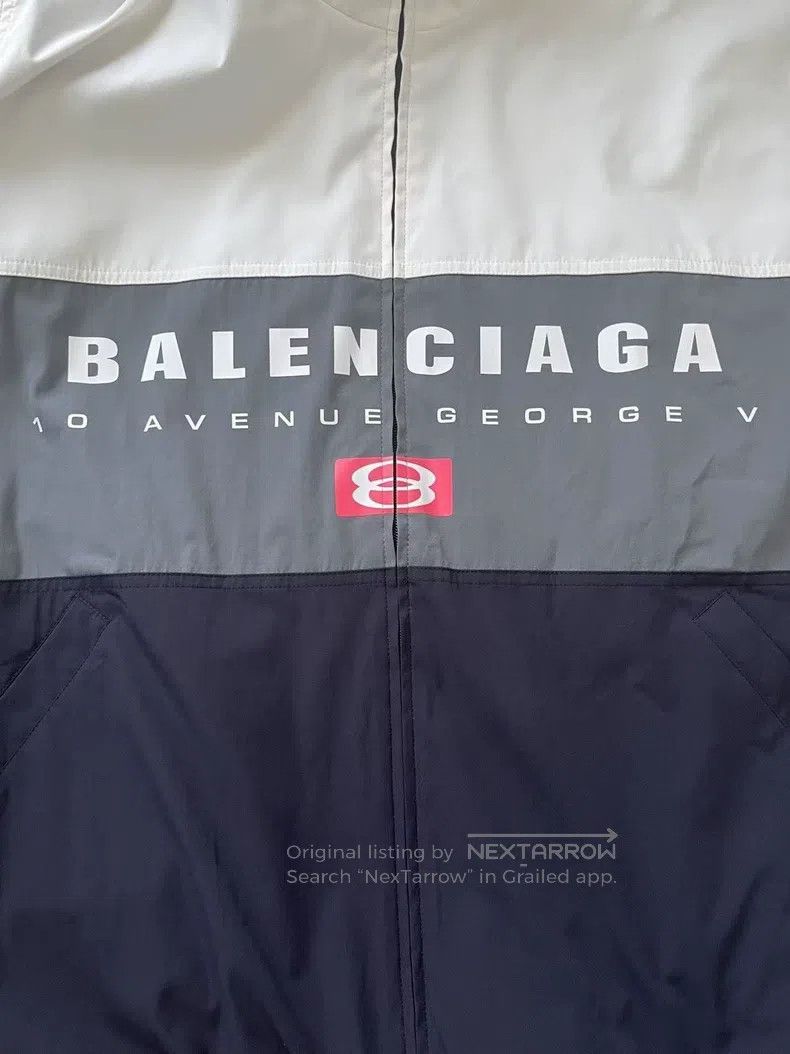 Balenciaga Balenciaga Color Block High Collar Long Sleeve Jacket Size US M / EU 48-50 / 2 - 4 Thumbnail