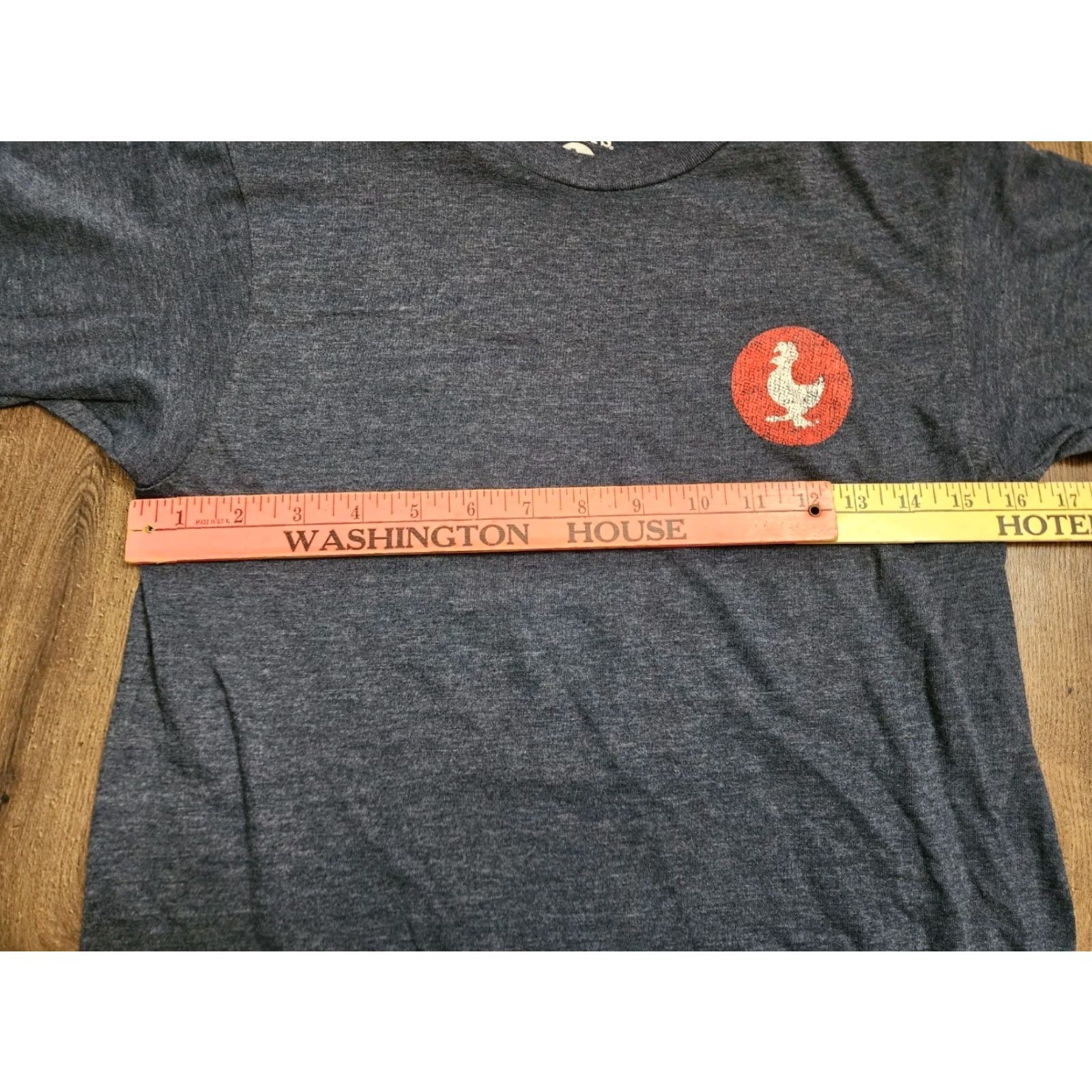 Vintage Zaxbys Employee T-Shirt Graphic Print Blue Adult Small "Not All Who Wander Are Sauced" 90s Mens Size US S / EU 44-46 / 1 - 3 Thumbnail
