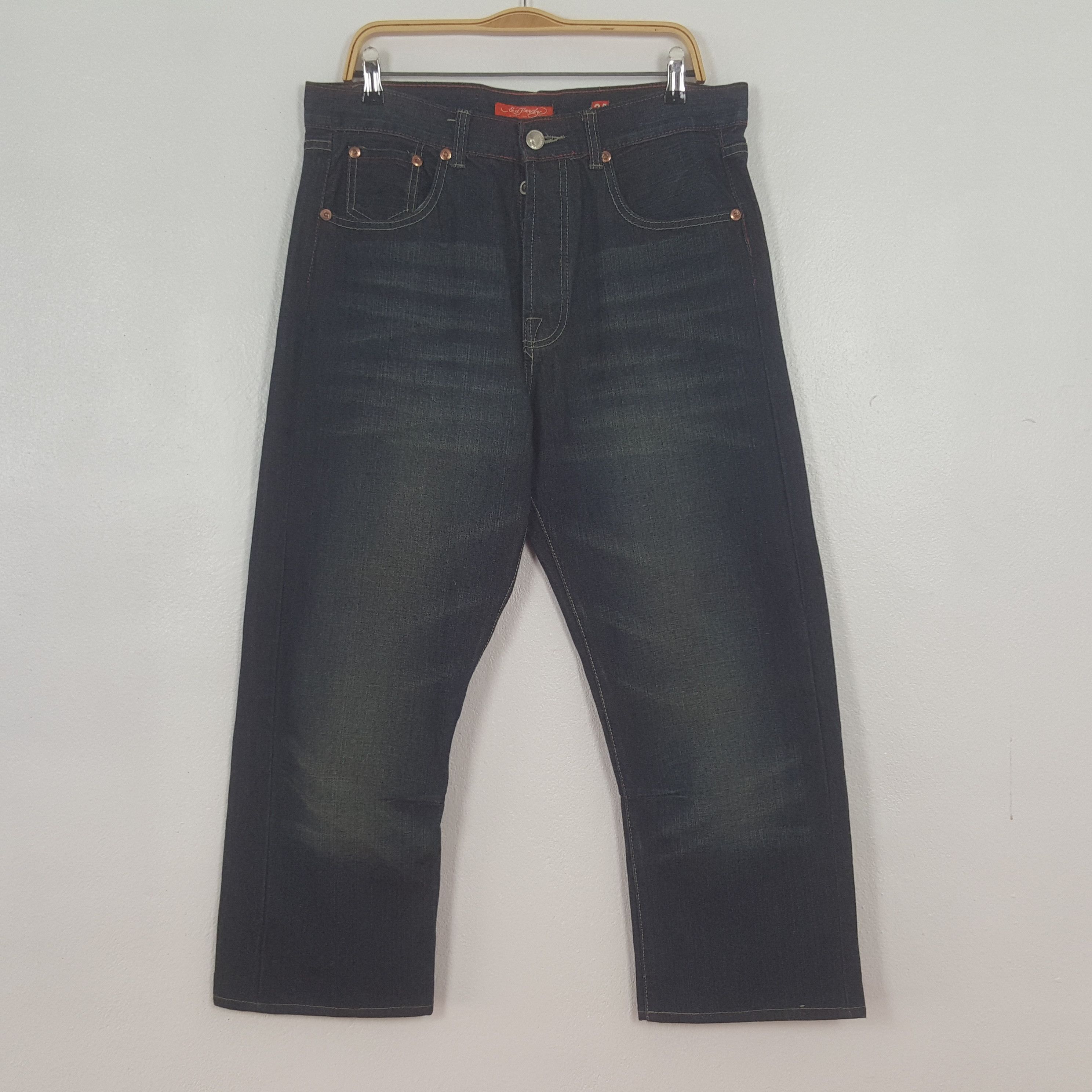 Ed Hardy Vintage Ed Hardy Denim Jeans Size US 35 - 4 Thumbnail