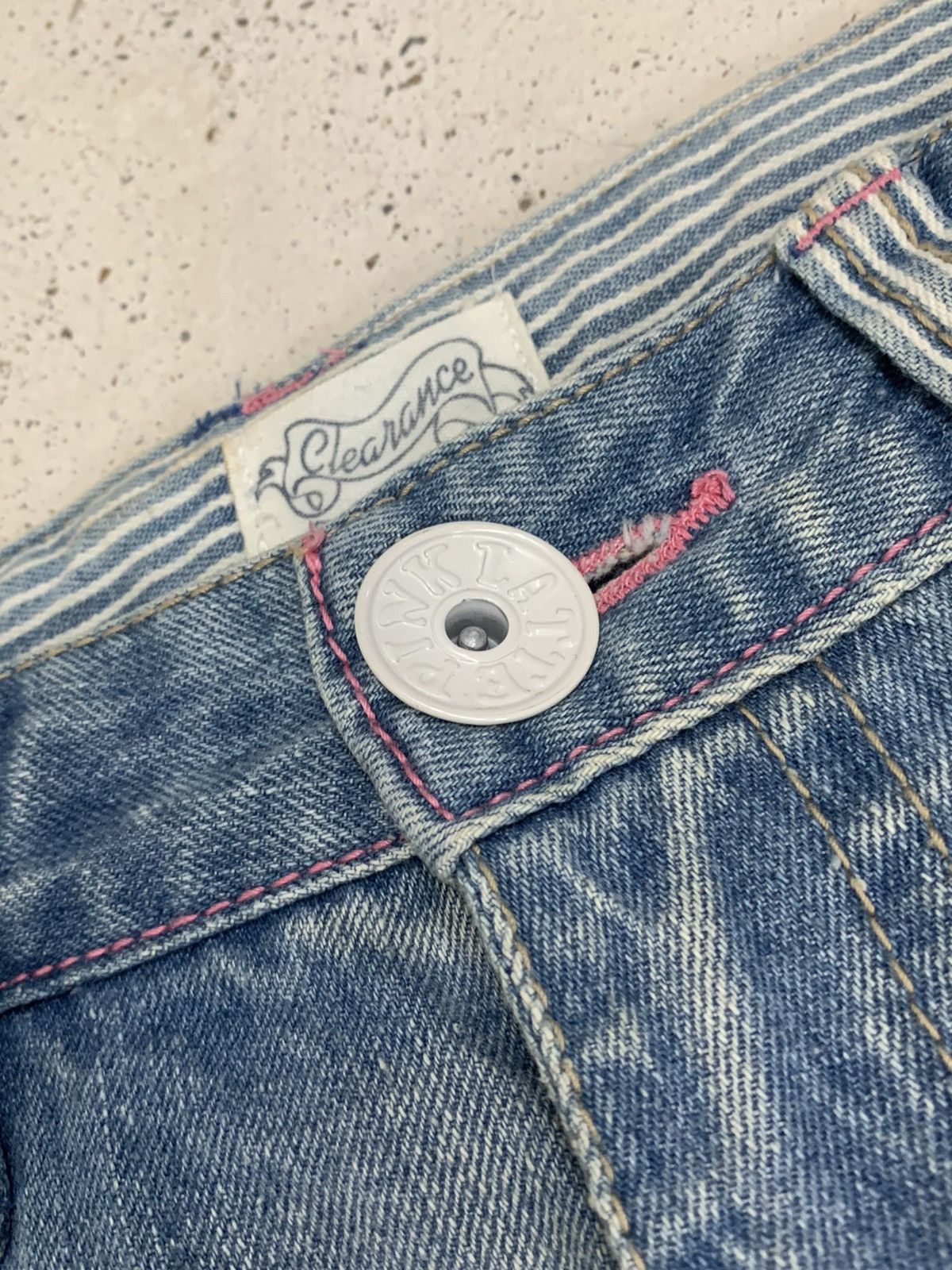 Hysteric Glamour × Japanese Brand Pink Latte Back Double Waist Patches Girl Wording Hickory Size US 28 / EU 44 - 11 Thumbnail