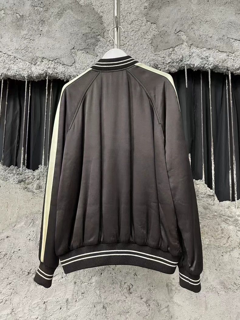 Celine Celine Black and White Logo Baseball Jacket Size US M / EU 48-50 / 2 - 2 Thumbnail