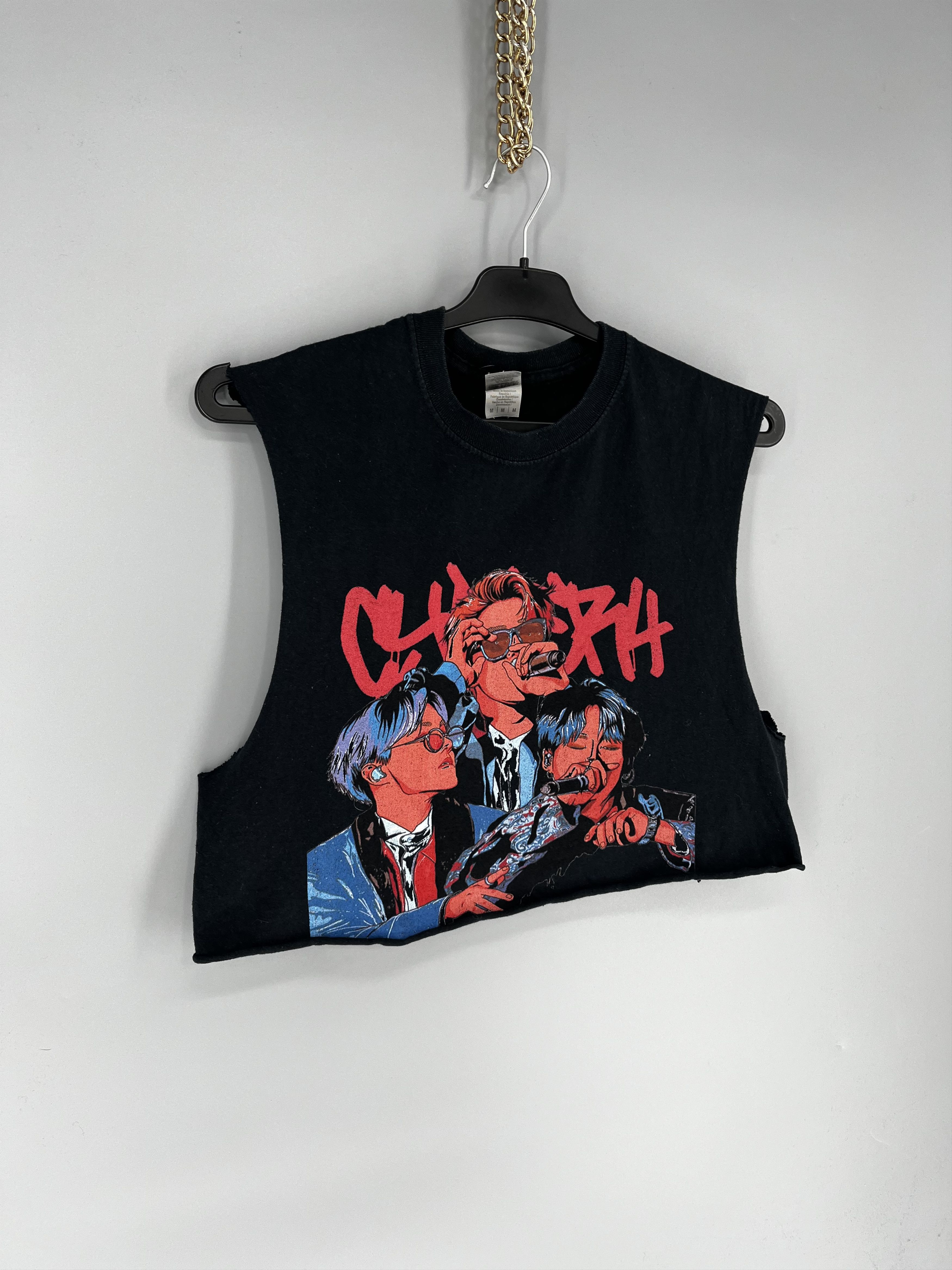 Rap Tees BTS graphic women's fitted kpop k-pop T-shirt Rare Size M / US 6-8 / IT 42-44 - 2 Thumbnail