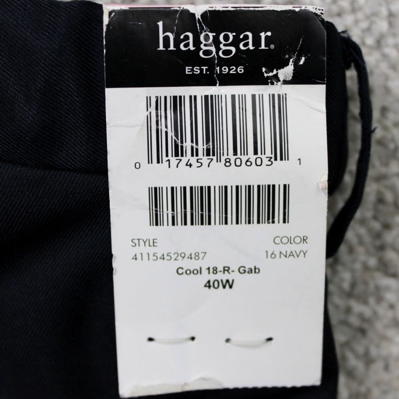 Haggar Haggar Mens 40 Blue Pleated 100% Polyester Bermuda Shorts NWT Inseam 10" Zip Pockets Flat Front Casual Golf Stretch Lightweight Size US 40 / EU 56 - 7 Thumbnail