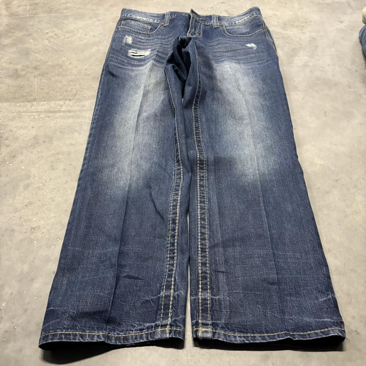 Japanese Brand × Vintage Crazy Vintage Y2K/2000s Grunge Faded Dark