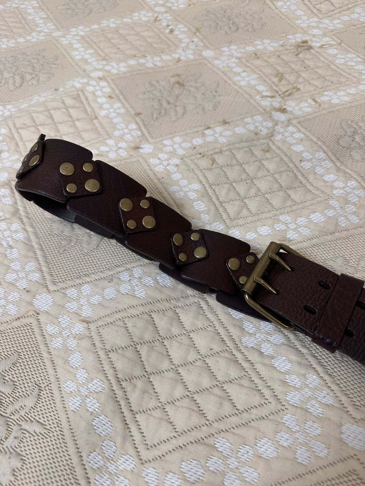 Marks & Spencer 🔥 Marks & Spencer Leather Y2K Belt BB Simon Diesel YSL Prada Size ONE SIZE - 8 Thumbnail
