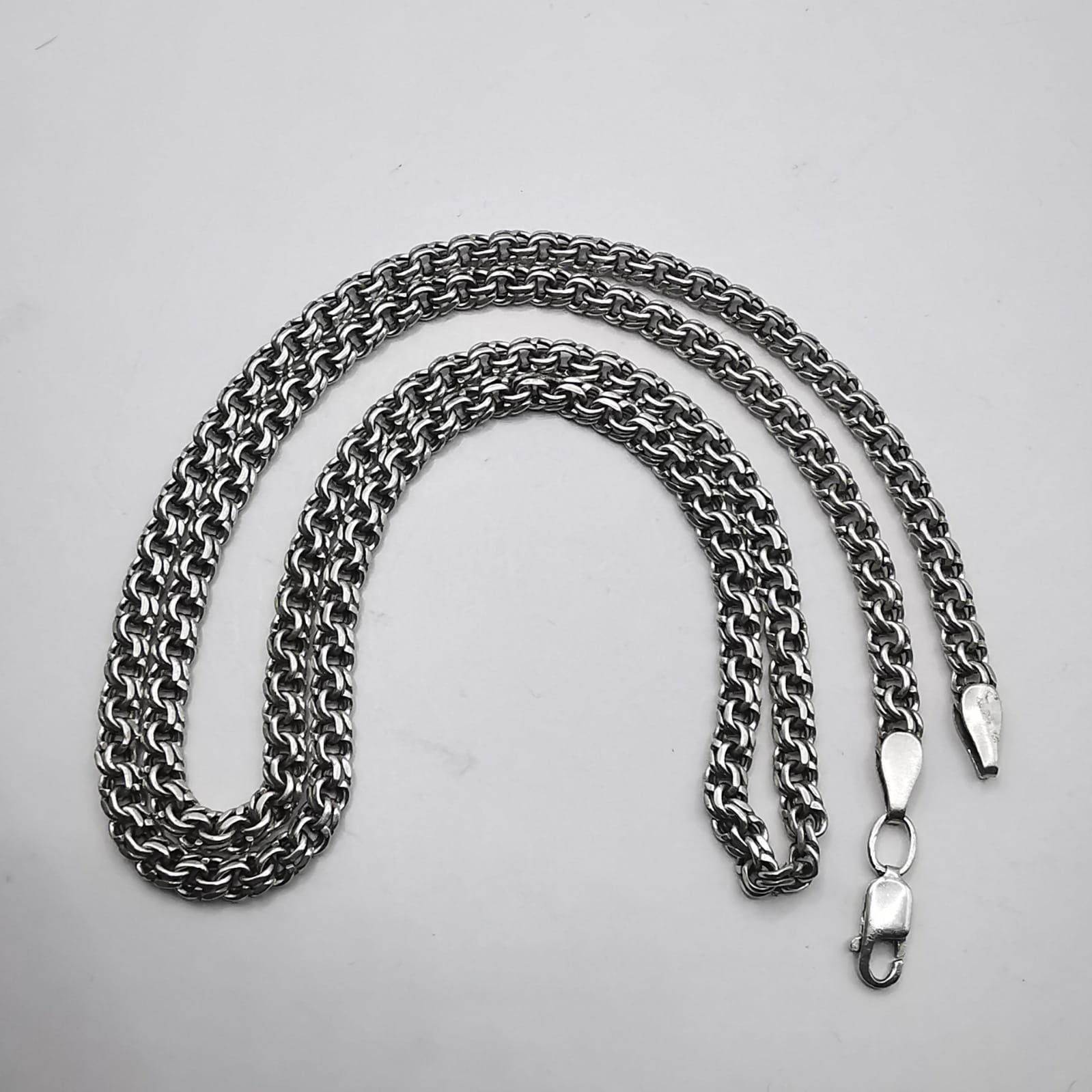 Vintage Vintage Jewelry Chain, 925 Sterling Silver, Signed 21.91g Size ONE SIZE - 5 Thumbnail