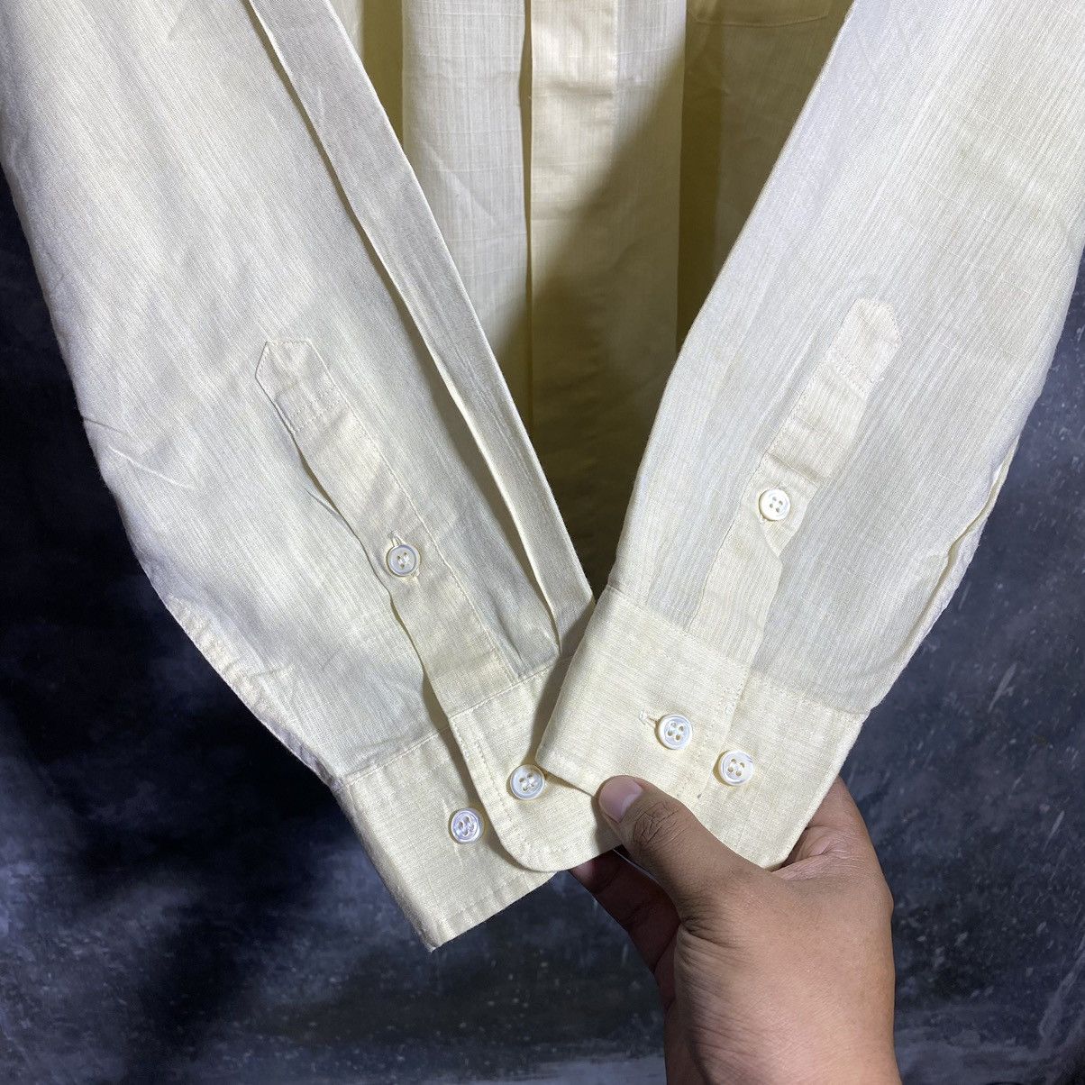 Issey Miyake ISSEY MIYAKE LINEN SHANGHAI SHIRTS Size US L / EU 52-54 / 3 - 4 Thumbnail