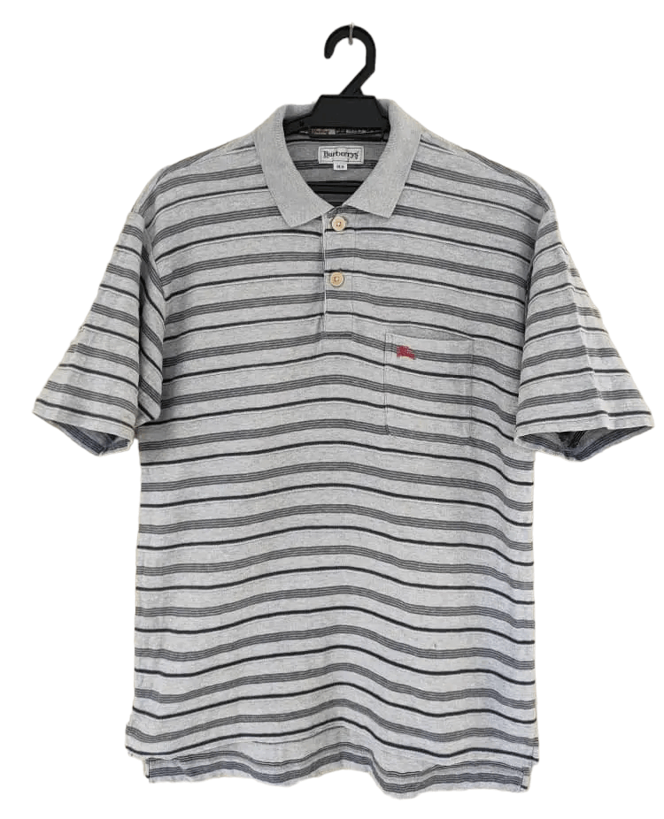 Vintage Burberry Stripes Polo T