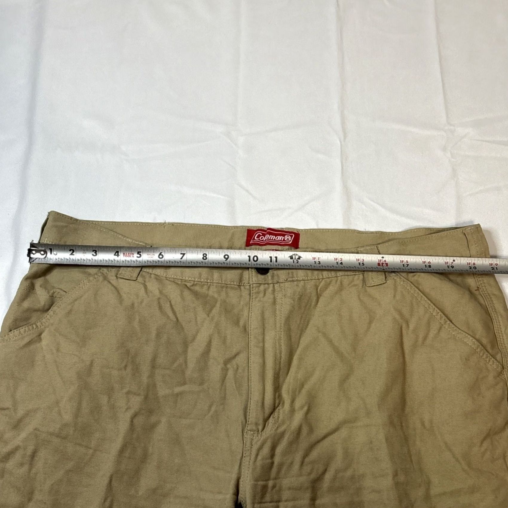 Vintage Coleman Chino Work Pants 40x32 Brown Canvas Fleece Blanket Lined Straight Leg Mens Regular Cotton Canvas Jeans Waist 40 Inseam 32 Vintage No Size US 40 / EU 56 - 5 Thumbnail