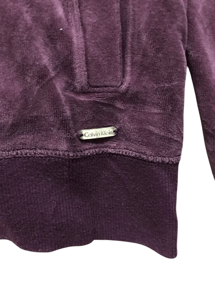 Calvin Klein Calvin Klein Velvet Hoodies Size XS / US 0-2 / IT 36-38 - 7 Thumbnail