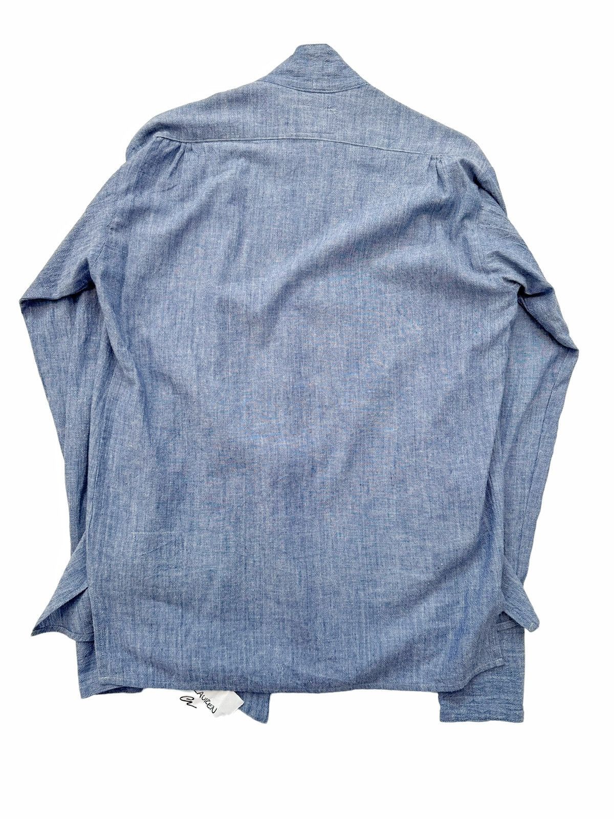 Greg Lauren Chambray Winged GL1 Studio Shirt Linen Size US S / EU 44-46 / 1 - 4 Thumbnail