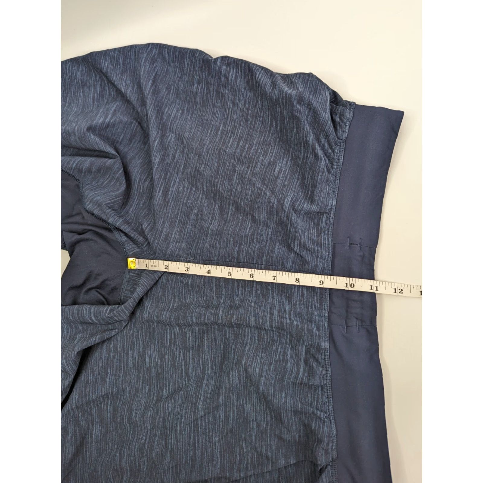 Lululemon Lululemon Shorts Mens L Blue Heather Allover T.H.E. Short LM7AAWS Athletic Activewear Pants Casual Size US 33 - 6 Thumbnail