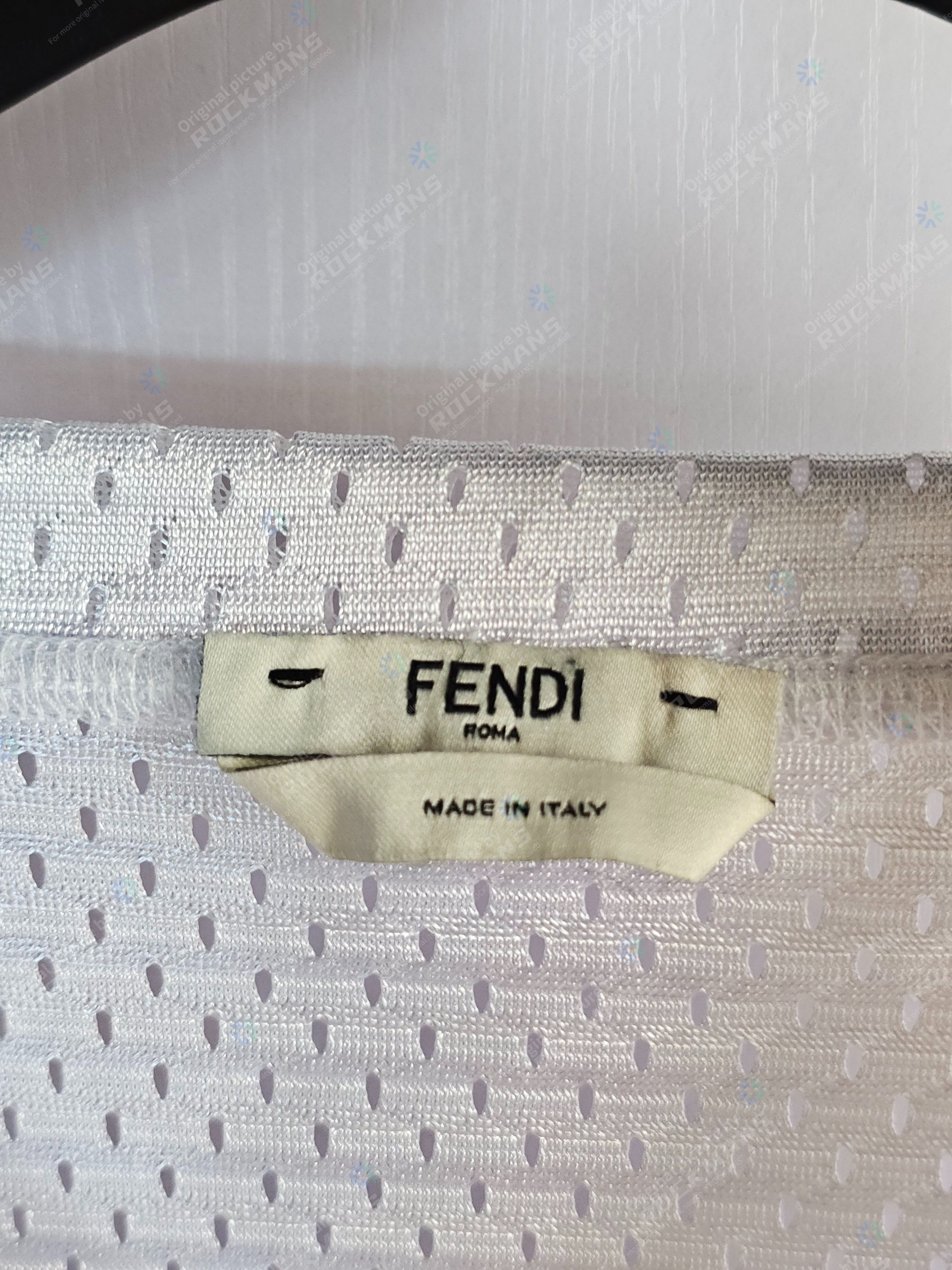 Fendi Fendi Unisex Openwork Tank Vest Size 40 Size L / US 10 / IT 46 - 5 Thumbnail
