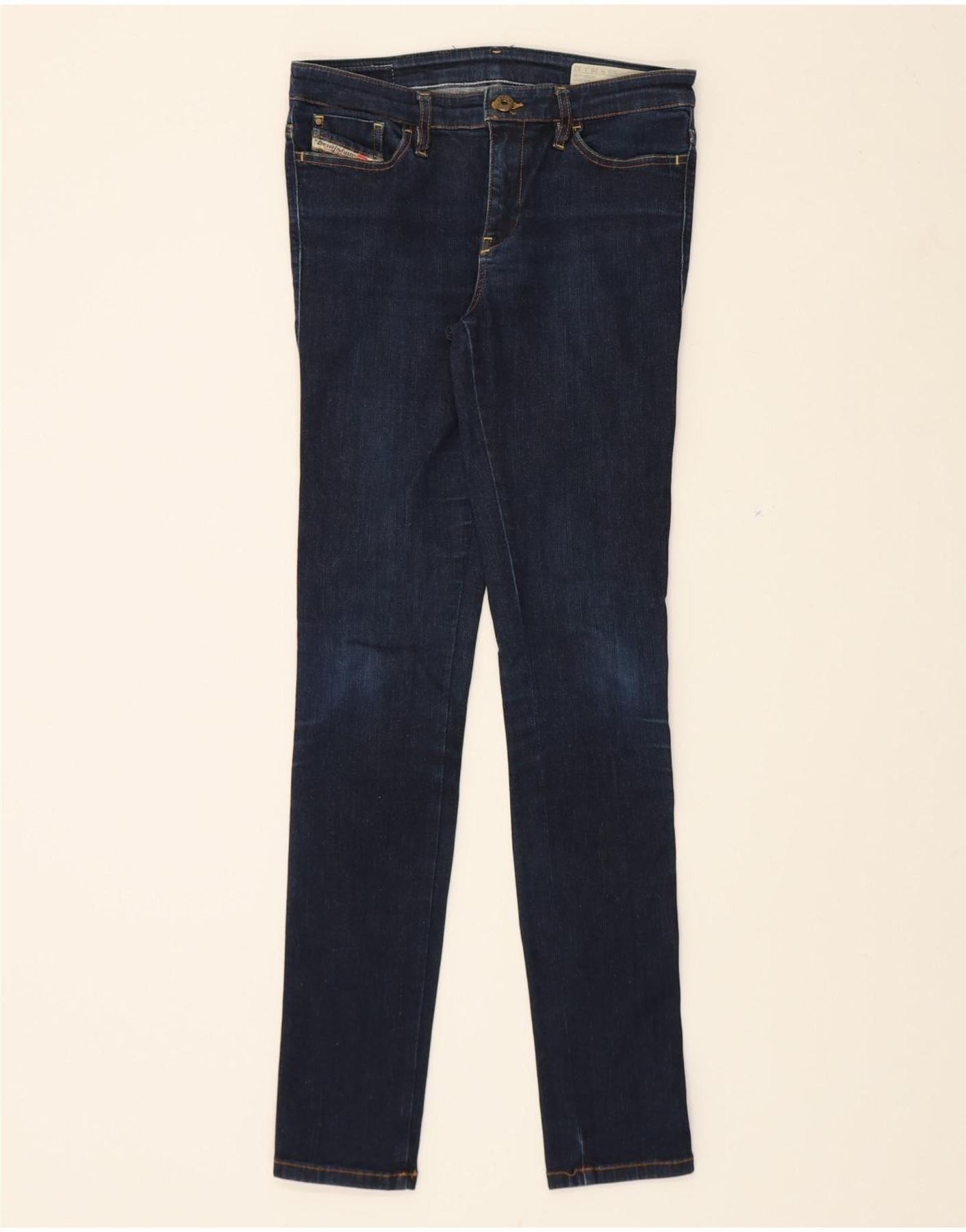 Diesel Womens Skinny Jeans W29 L31 Navy Blue Cotton Size 42" / US 20 - 1 Thumbnail