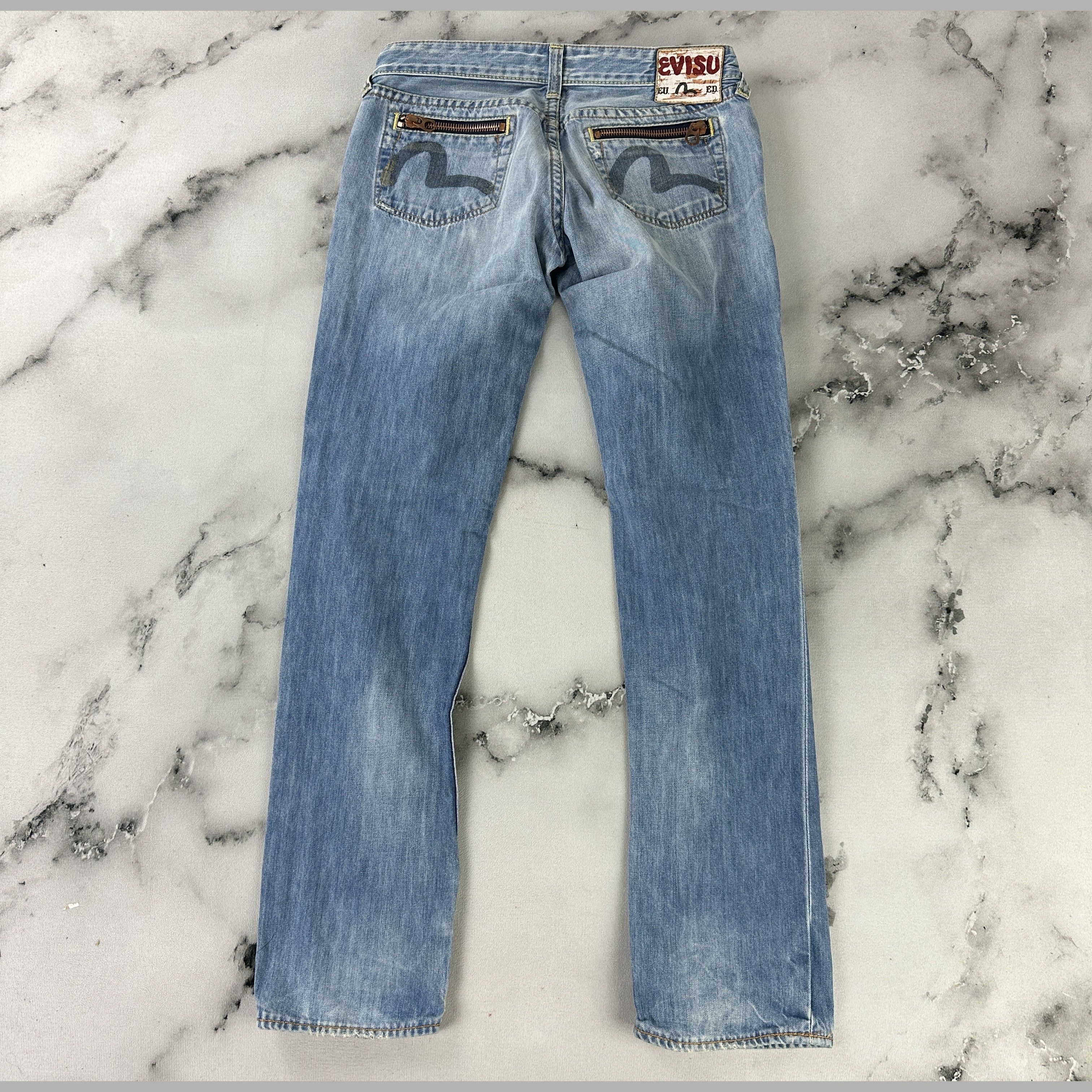 Evisu Jeans Evisu Zip Tasche Retro – W30 Size US 30 / EU 46 - 7 Thumbnail