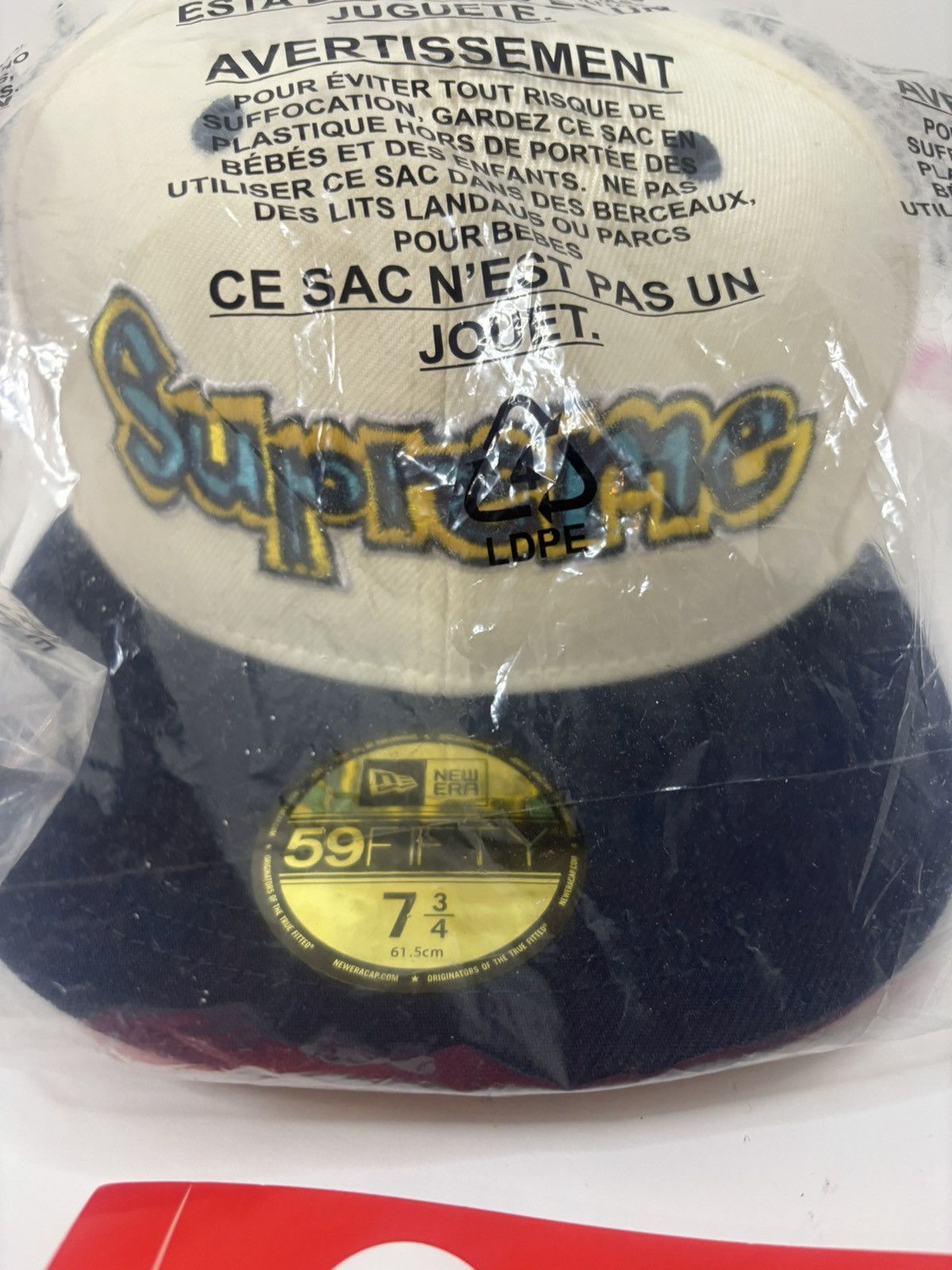 Supreme Supreme Gonz Logo New Era Natural Size 7 3/4 Size ONE SIZE - 2 Thumbnail
