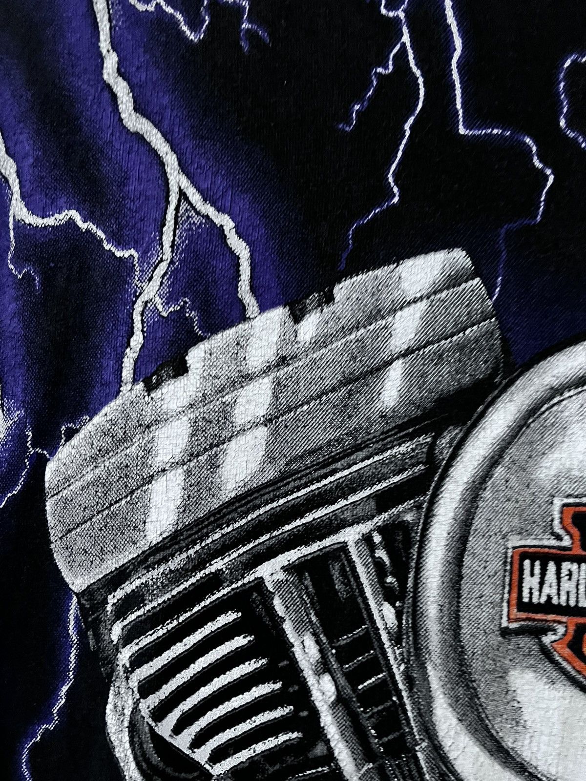 Harley Davidson HARLEY DAVIDSON “Thunder and Lighting” Alaska, Fairbanks Size US XL / EU 56 / 4 - 7 Thumbnail