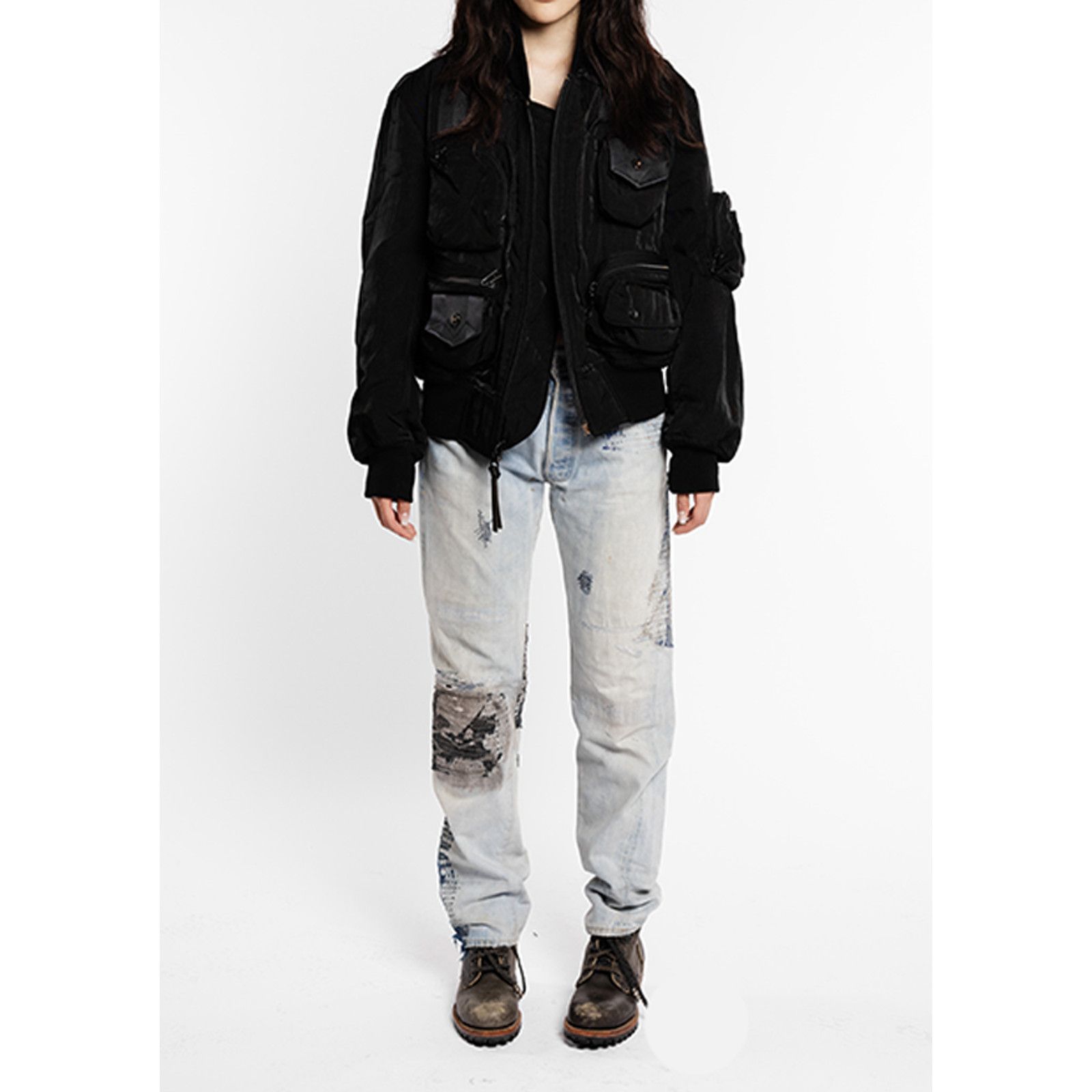 Issey Miyake '96 Cargo Bomber Jacket Size US M / EU 48-50 / 2 - 7 Thumbnail