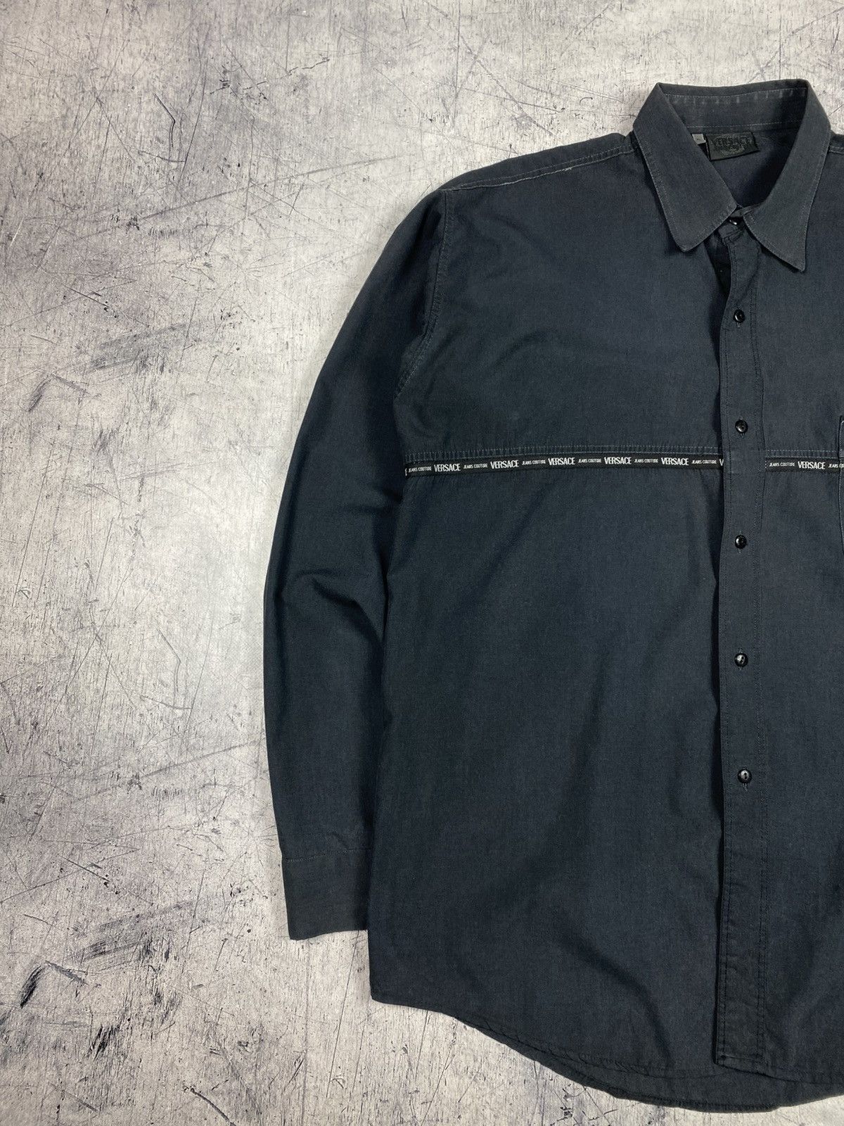 Versace Jeans Couture Vintage 90s Versace Jeans Couture Pocket Button Up Shirt Size US XL / EU 56 / 4 - 3 Thumbnail