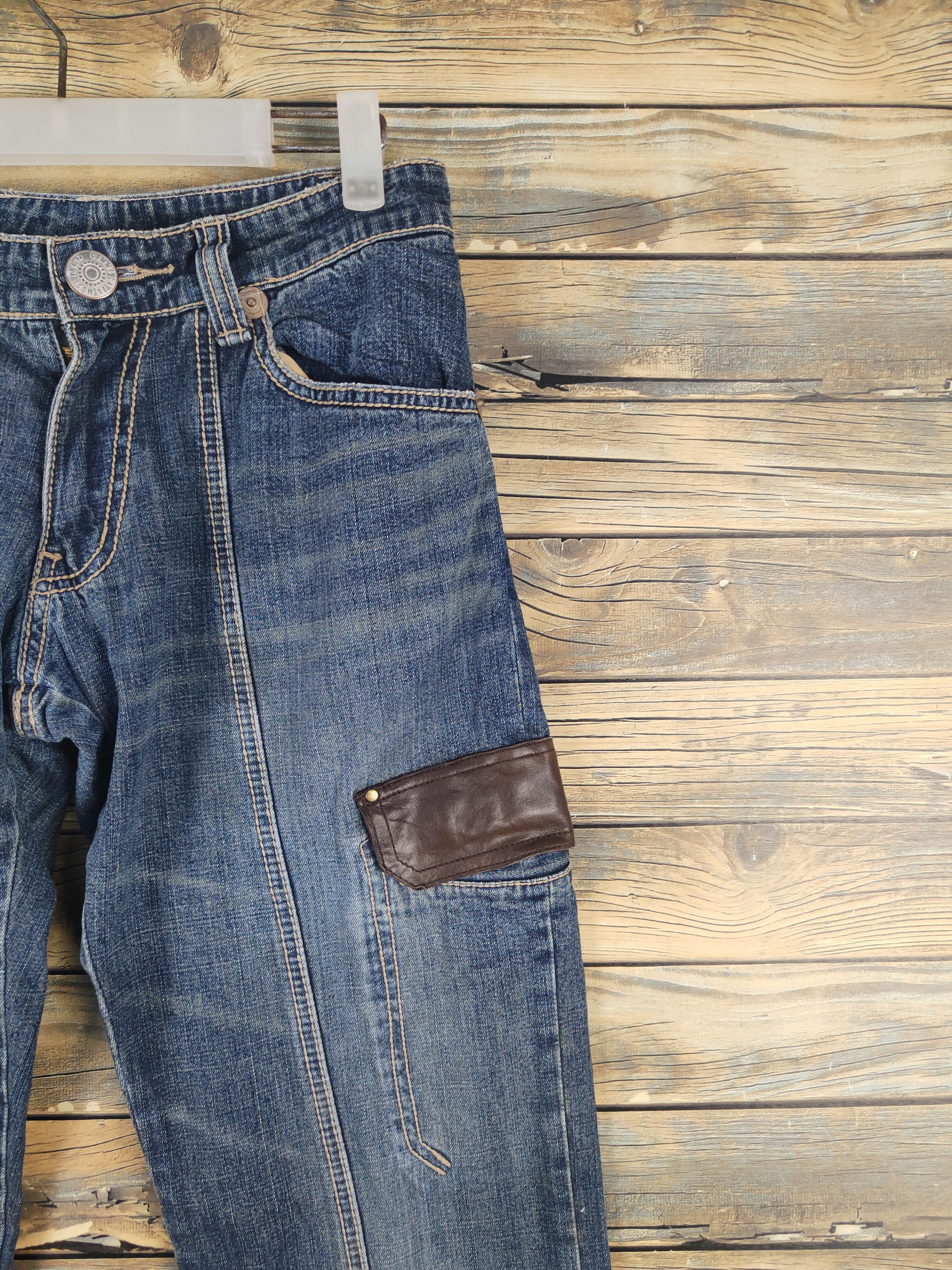Comme Ca Ism DL Comme Ca du Mode Blue Distressed Ripped Jeans #1578 Size US 29 - 5 Thumbnail