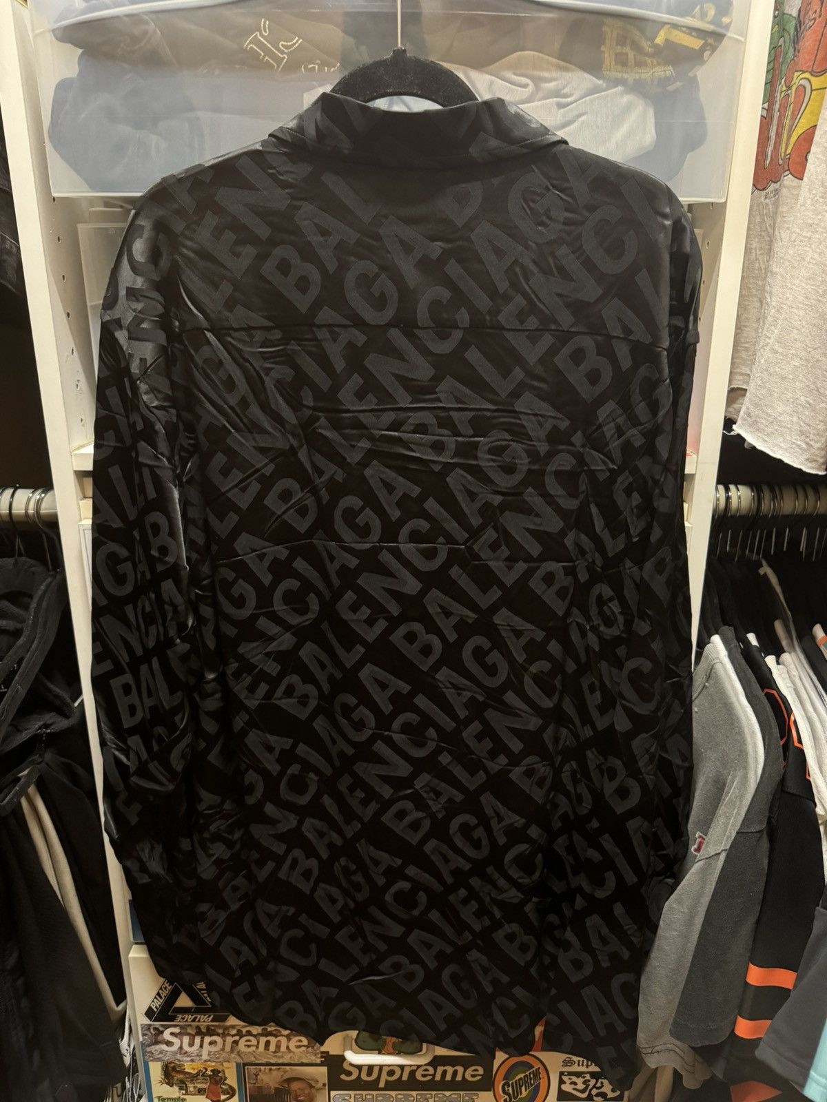 Balenciaga Large Logo Fluid Jacquard Size US XL / EU 56 / 4 - 2 Thumbnail