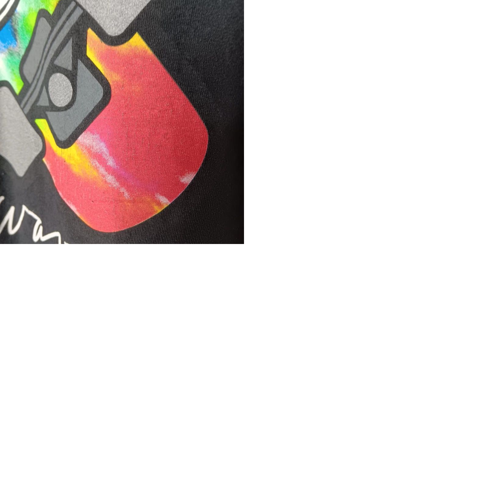 Vintage VINTAGE Wavy Shirt Medium Tie Dye Skateboard Deck Skeleton Hand Streetwear Black Shirt Mens M Tie-Dye Skateboard Deck Theme 90s Skater Size US M / EU 48-50 / 2 - 9 Thumbnail