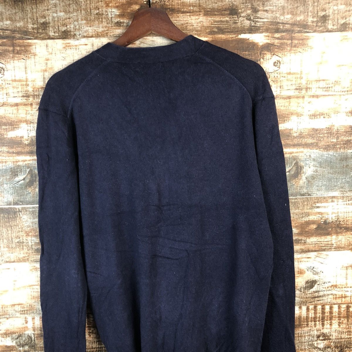 Polo Ralph Lauren DL Polo Ralph Lauren Dark Blue cardigan Knitwear #C730 Size US S / EU 44-46 / 1 - 15 Thumbnail