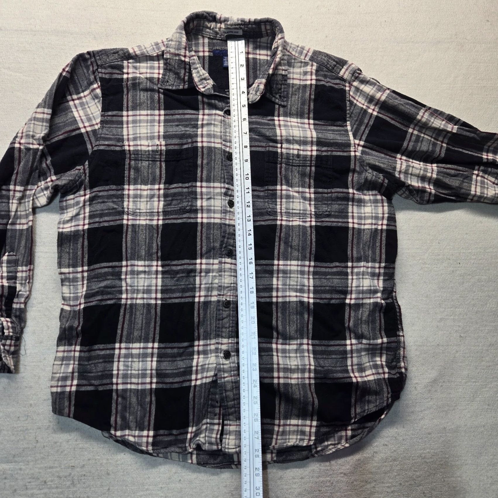 Basic Editions Basic Editions Shirt Adult Men's XL Multicolor Plaid Flannel Button-Down Casual Mens Size US XL / EU 56 / 4 - 6 Thumbnail