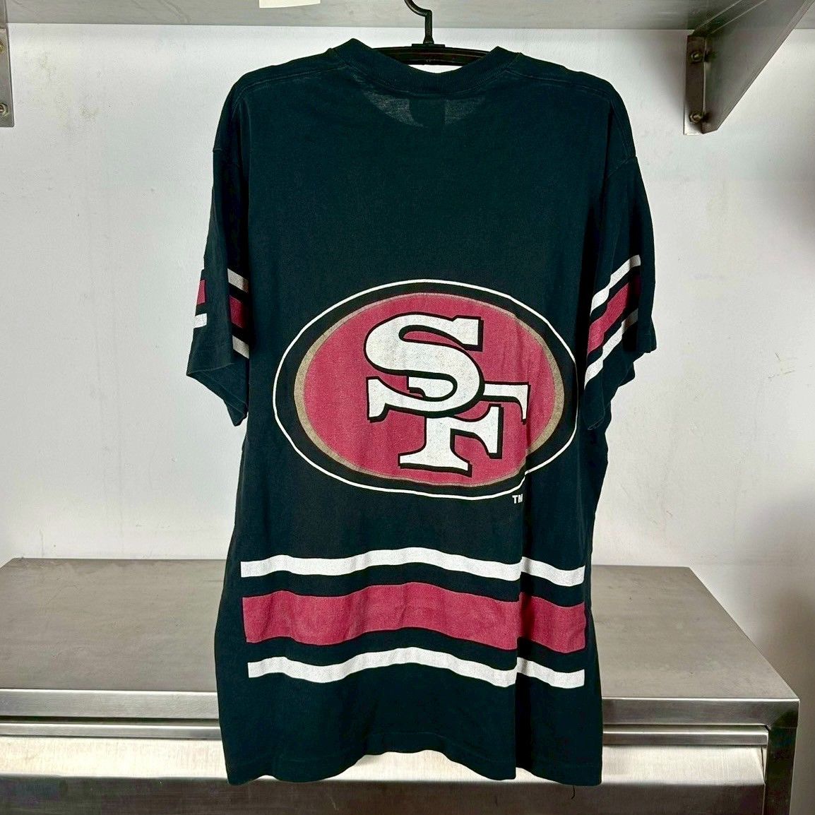 Vintage Vintage 1996 San Francisco 49ers NFL AOP Pro Player T-shirt Size US XL / EU 56 / 4 - 2 Thumbnail
