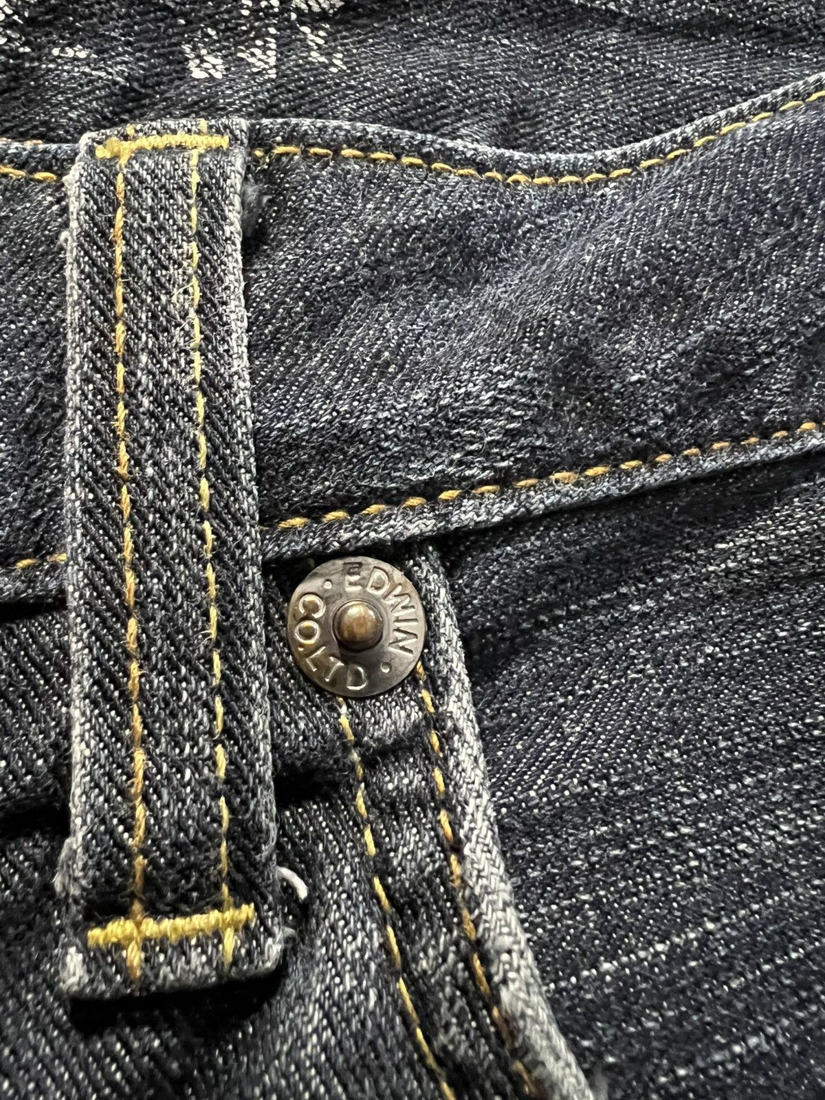 Edwin 💥Flare💥Vintage Edwin 503 Blue Trip Edgline Washed Jeans Size US 32 / EU 48 - 9 Thumbnail