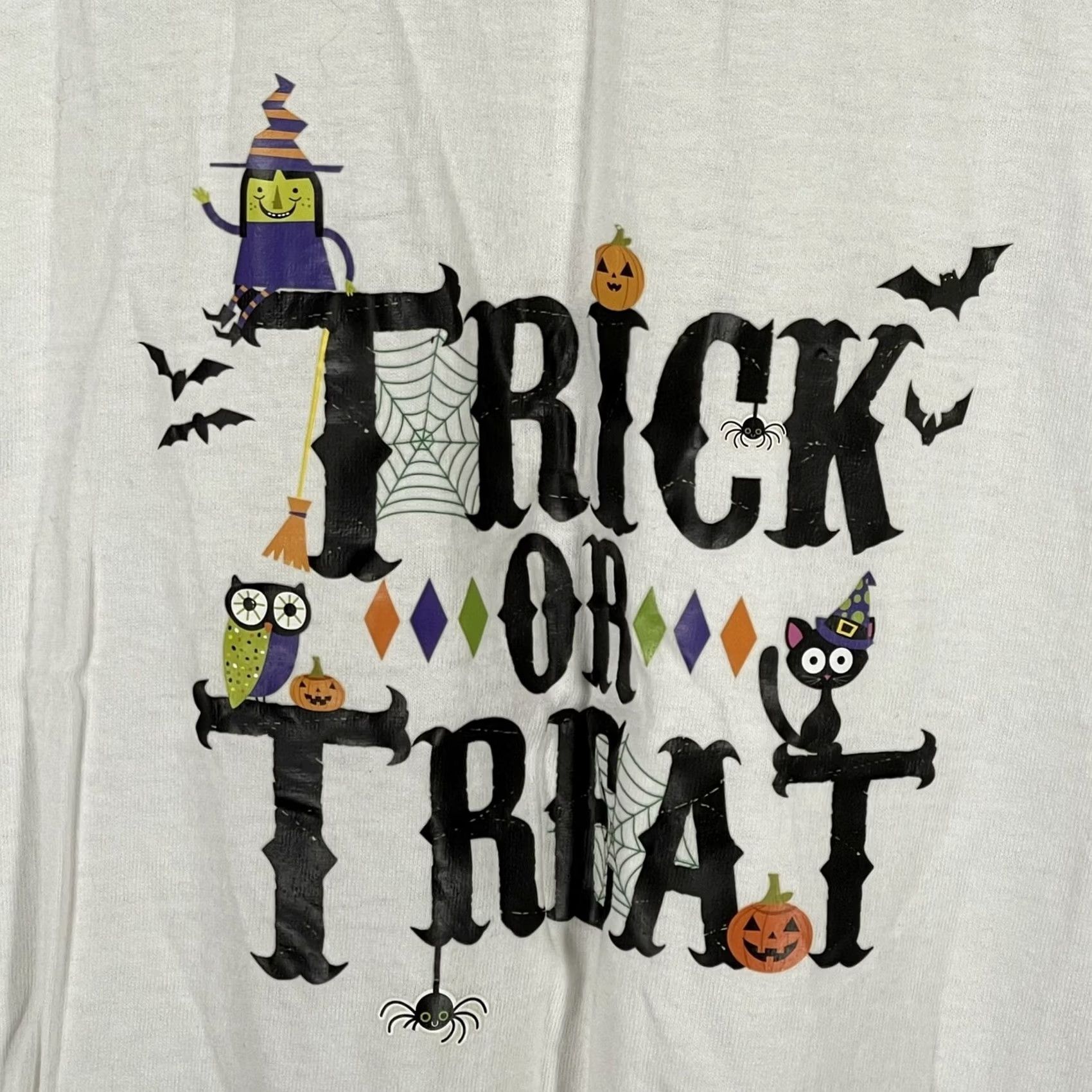Gildan Gildan T-Shirt Men's White Crew Neck Size 2XL Heavy Cotton Trick or Treat Size US XXL / EU 58 / 5 - 3 Thumbnail