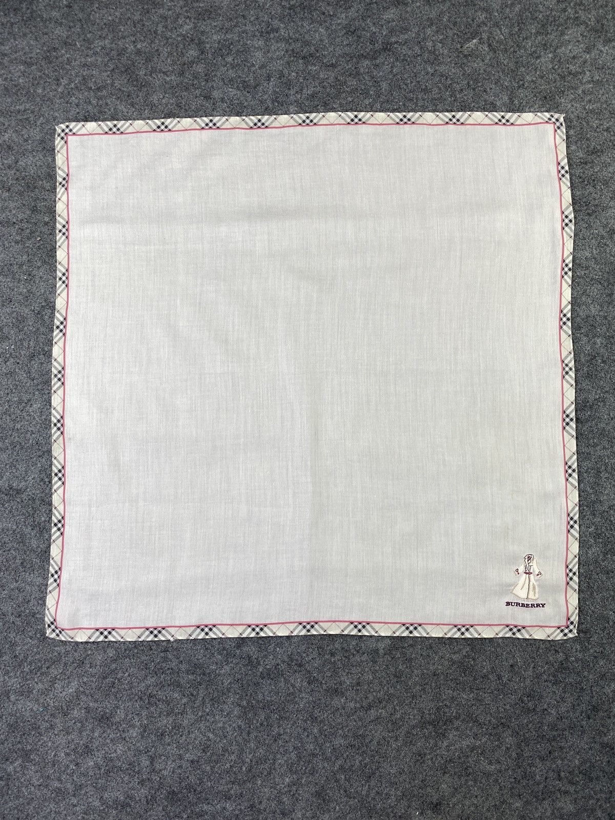 Burberry × Vintage Burberry Handkerchief / Bandana / Neckerchief-B467 Size ONE SIZE - 3 Thumbnail