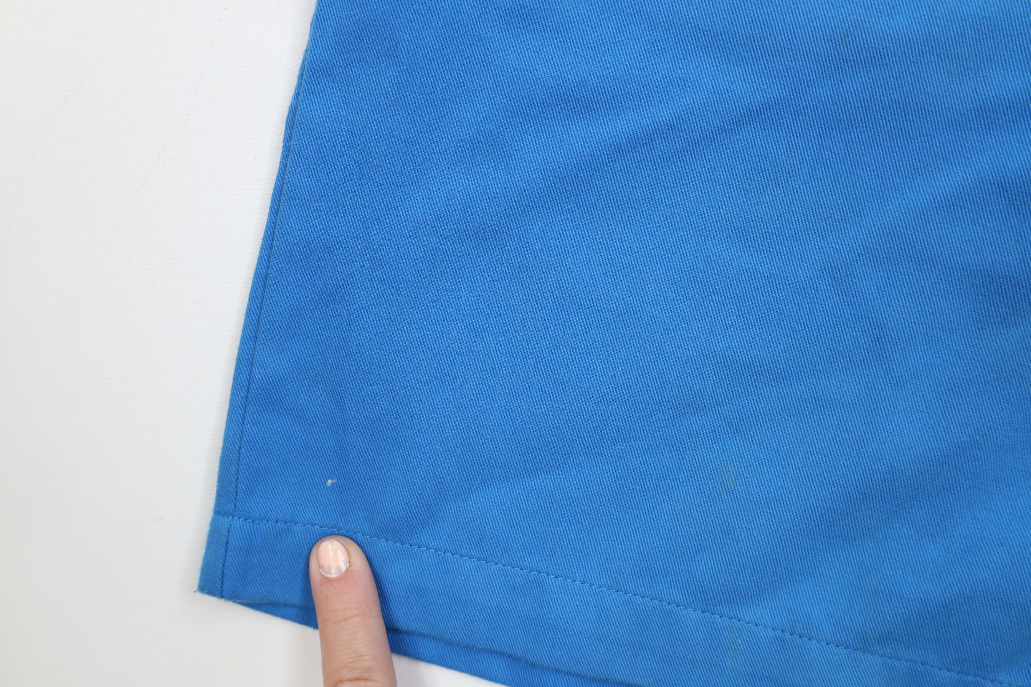 Vintage Vintage 90s Streetwear Blank Above Knee Shorts Blue Cotton Size US 36 / EU 52 - 6 Thumbnail