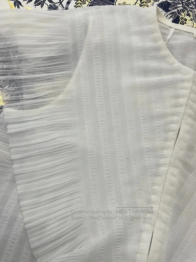 The Row The Row White Ruffled Blouse XS. Size US XS / EU 42 / 0 - 2 Thumbnail