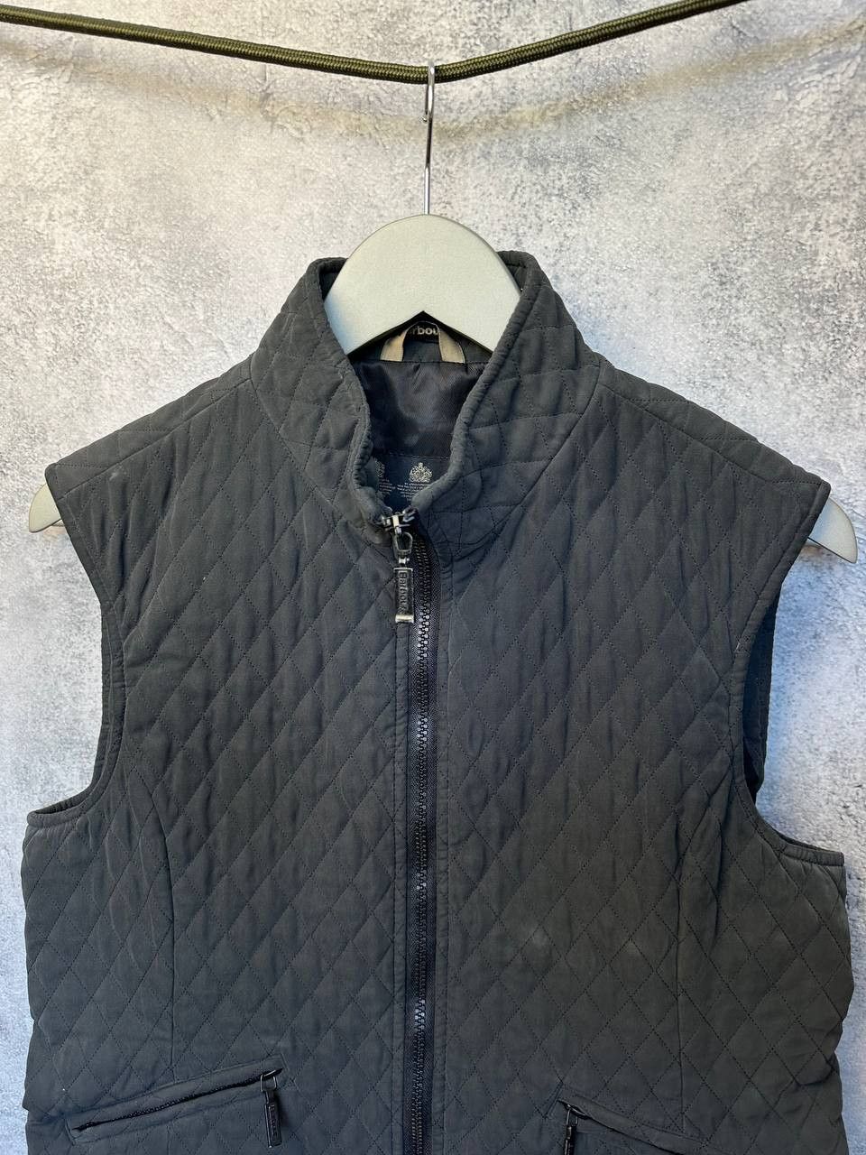 Barbour × Vintage Barbour Quilt Waistcoat Vest Tailored Microfibre Gilet Size M / US 6-8 / IT 42-44 - 5 Thumbnail