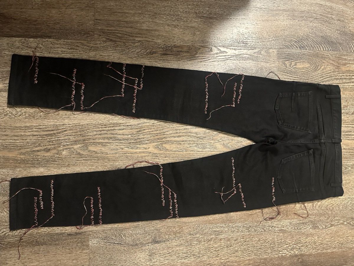 Dior FW16 Dior Red Stitch Jeans Size US 30 / EU 46 - 3 Thumbnail