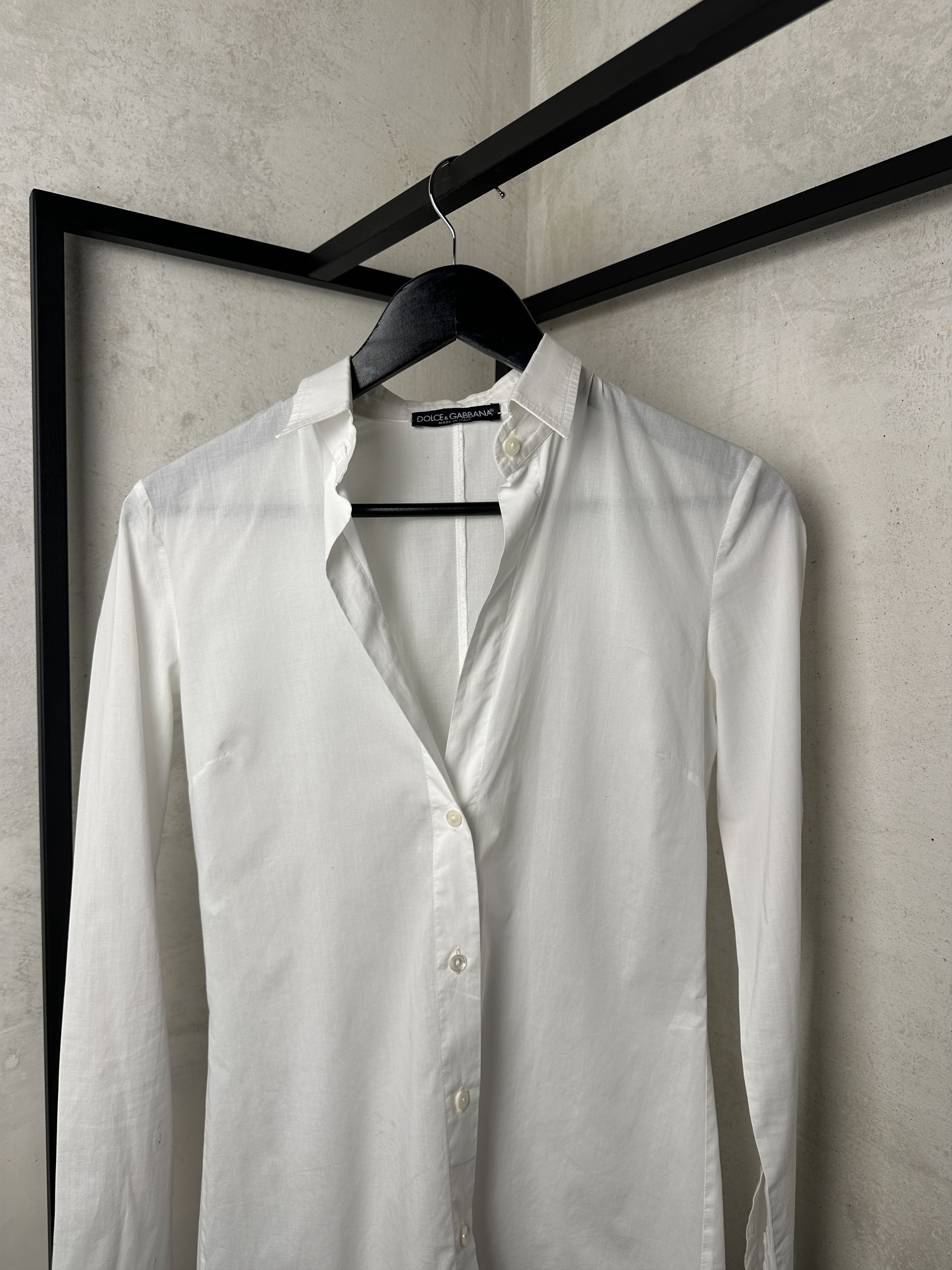 Dolce & Gabbana Dolce & Gabbana Slim Fit Shirt Size XS / US 0-2 / IT 36-38 - 2 Thumbnail