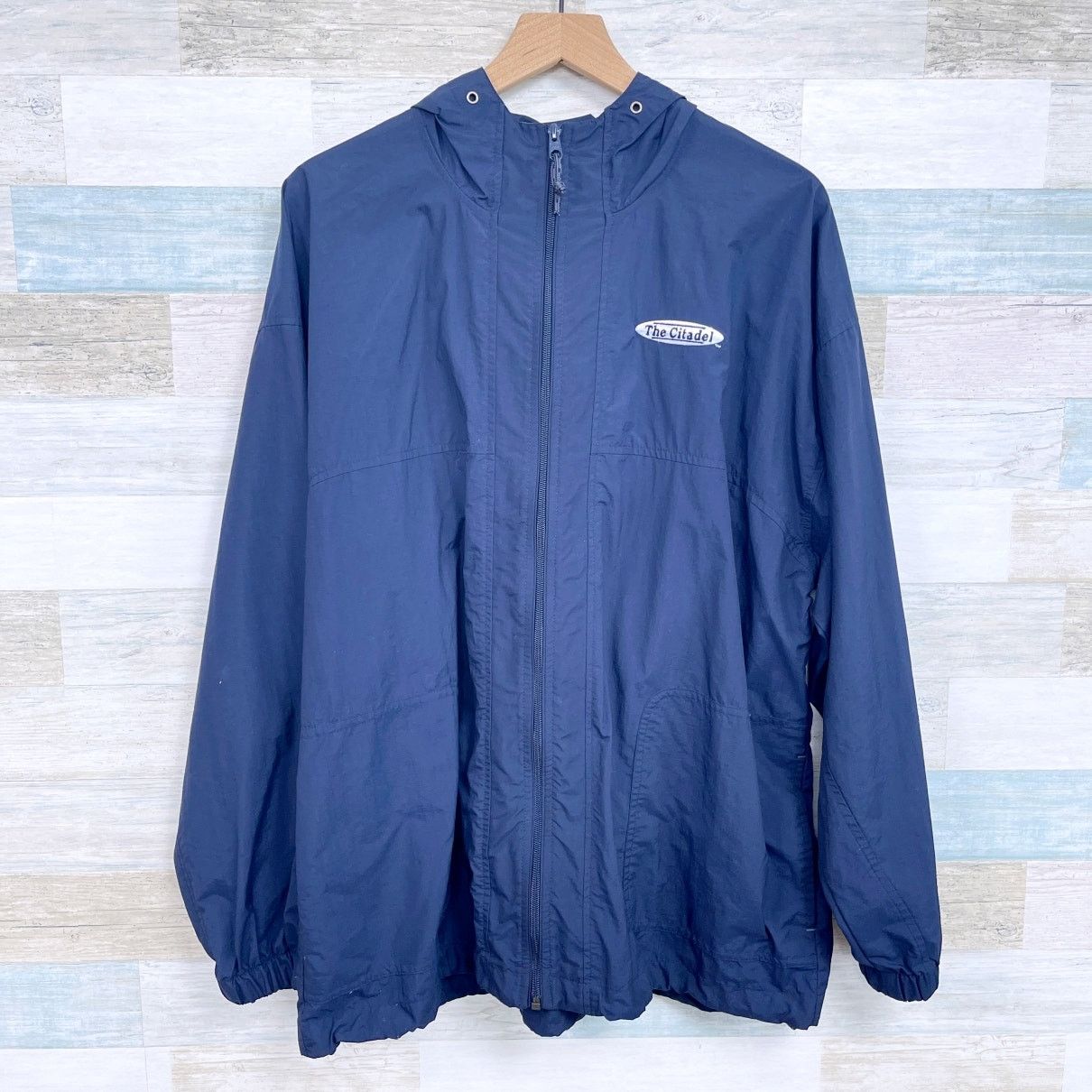 Other The Citadel Vintage Wind Rain Jacket Blue Hood Mens L Size US L / EU 52-54 / 3 - 1 Thumbnail