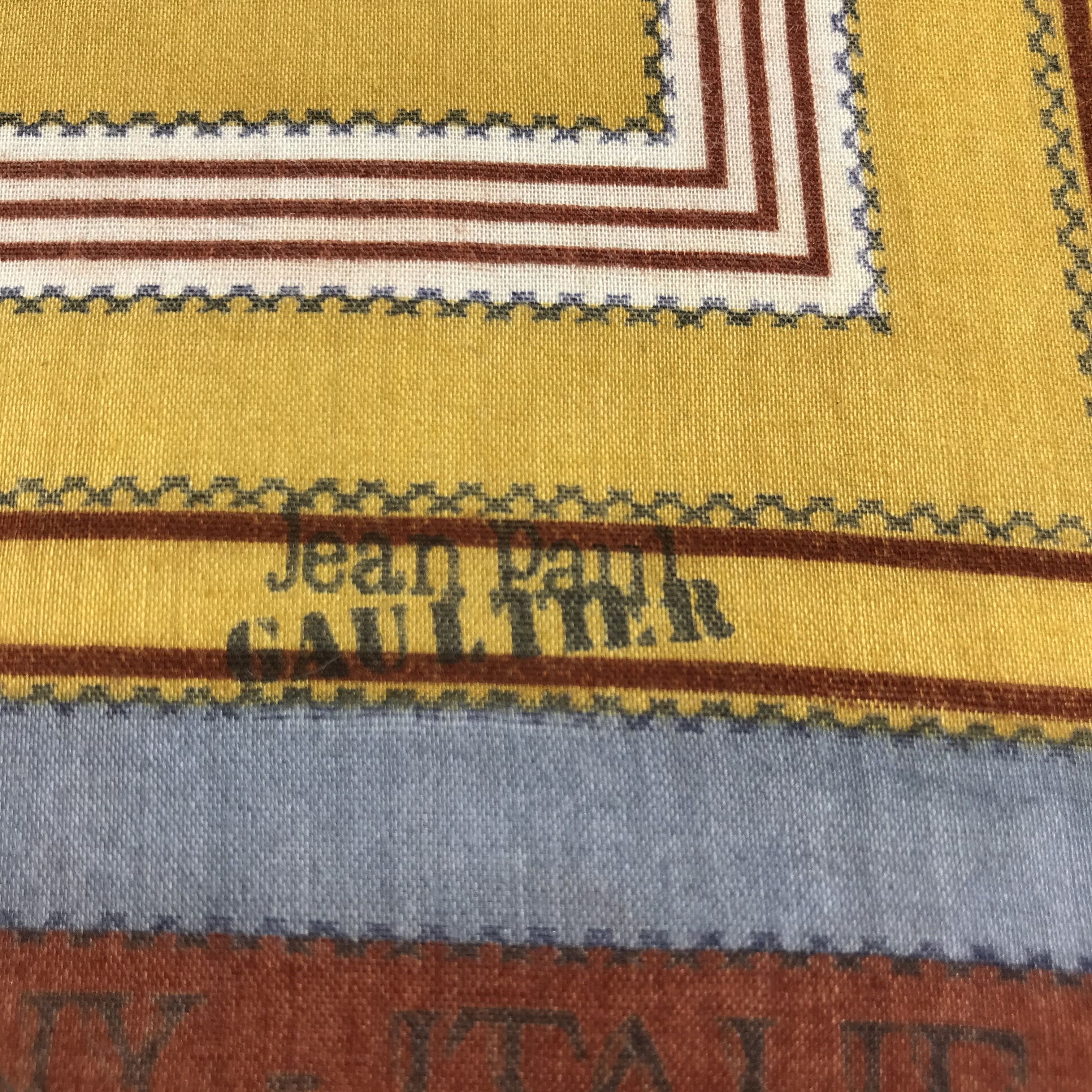 Jean Paul Gaultier Jean Paul Gaultier Handkerchief Neckerchief Bandana H626 Size ONE SIZE - 4 Thumbnail