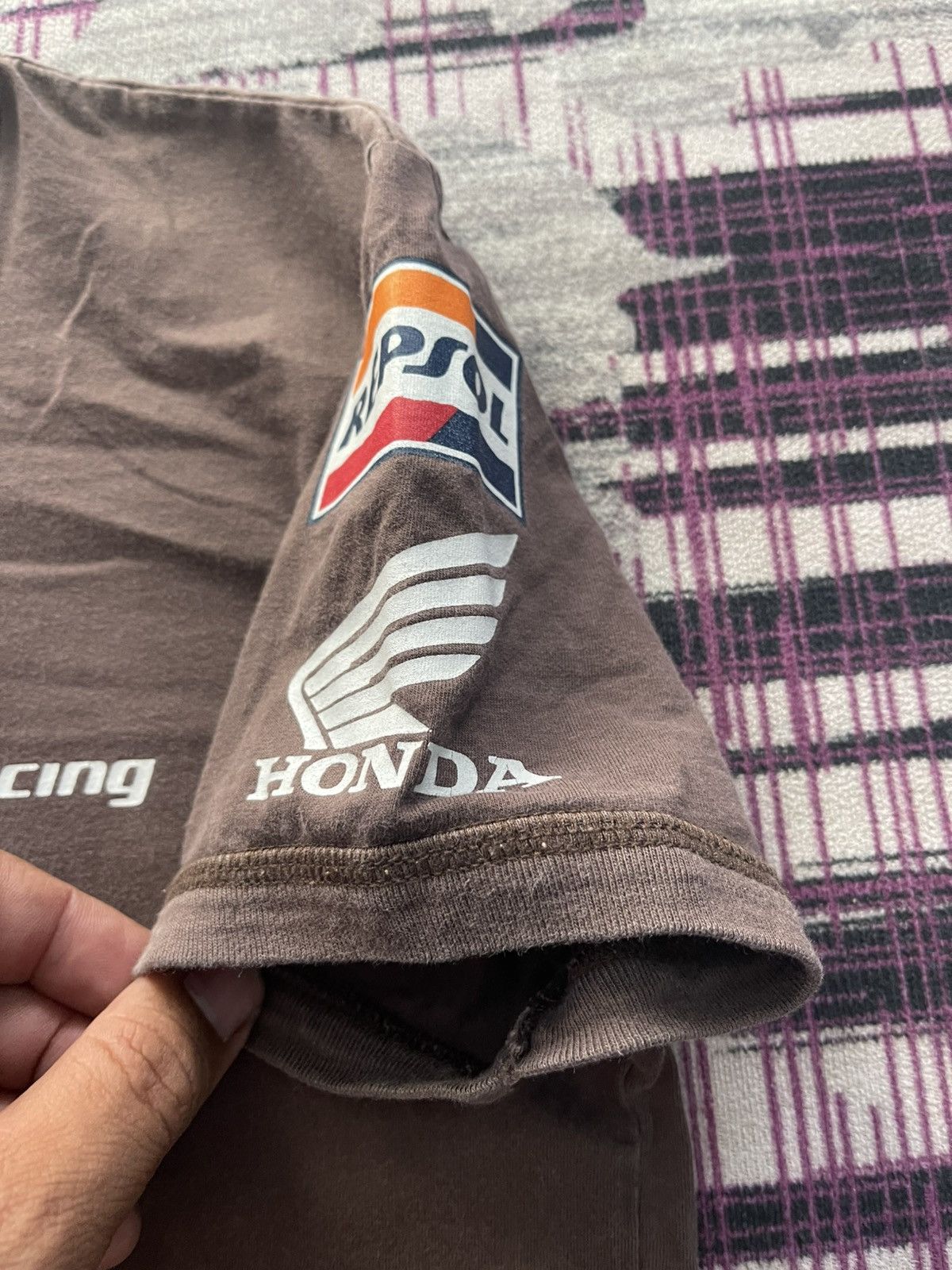 GAS VINTAGE GAS REPSOL HONDA RACING SPELL OUT VERY RARE Size M / US 6-8 / IT 42-44 - 5 Thumbnail