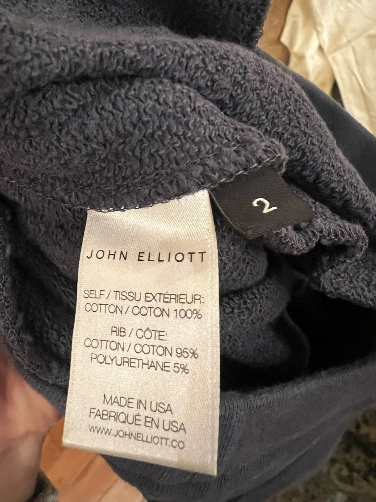 John Elliott Escobar Navy Sweatpants (M) Size US 32 / EU 48 - 5 Thumbnail