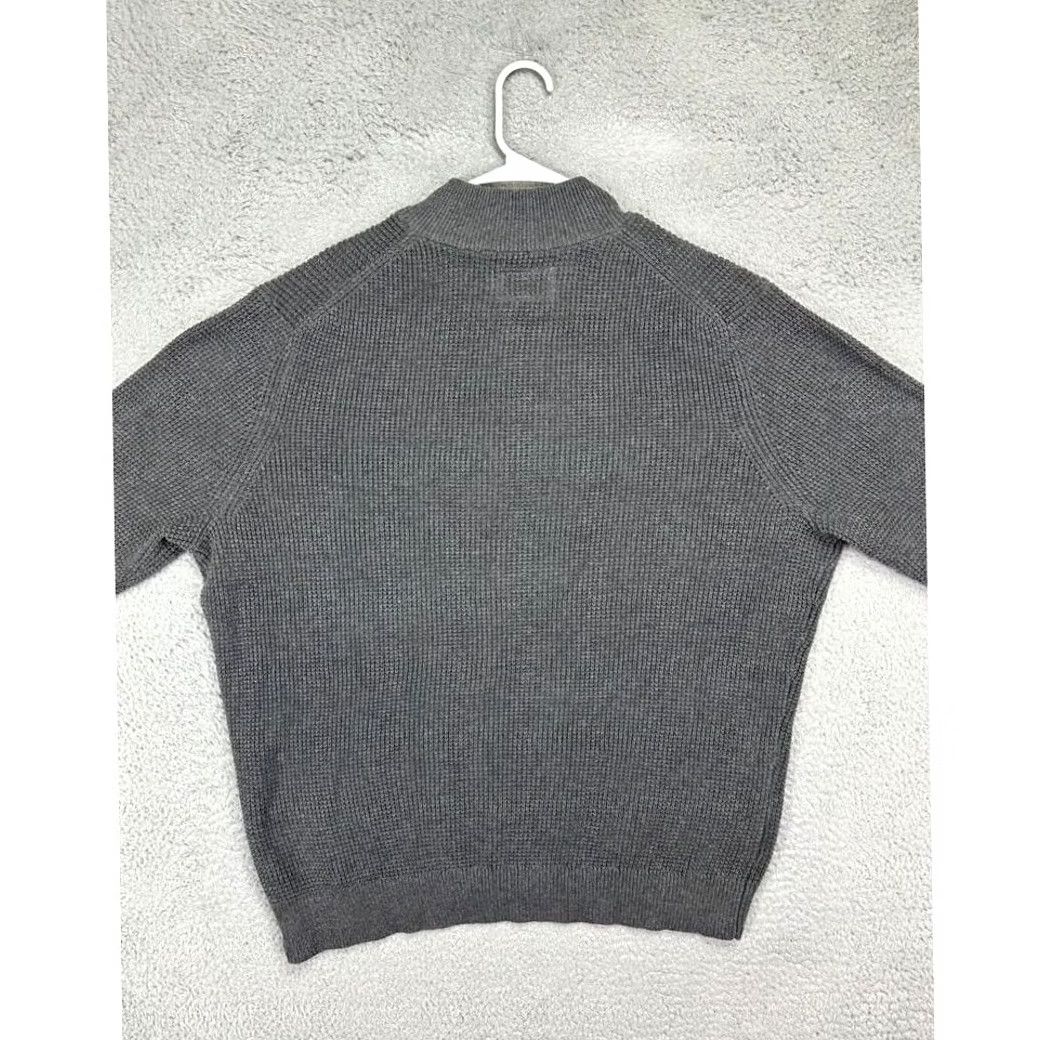 J Brand The Normal Brand Sweater Mens 2XL Gray Quarter Zip Pullover Knit Mock Neck Casual Outdoor Shirt Size US XXL / EU 58 / 5 - 2 Thumbnail