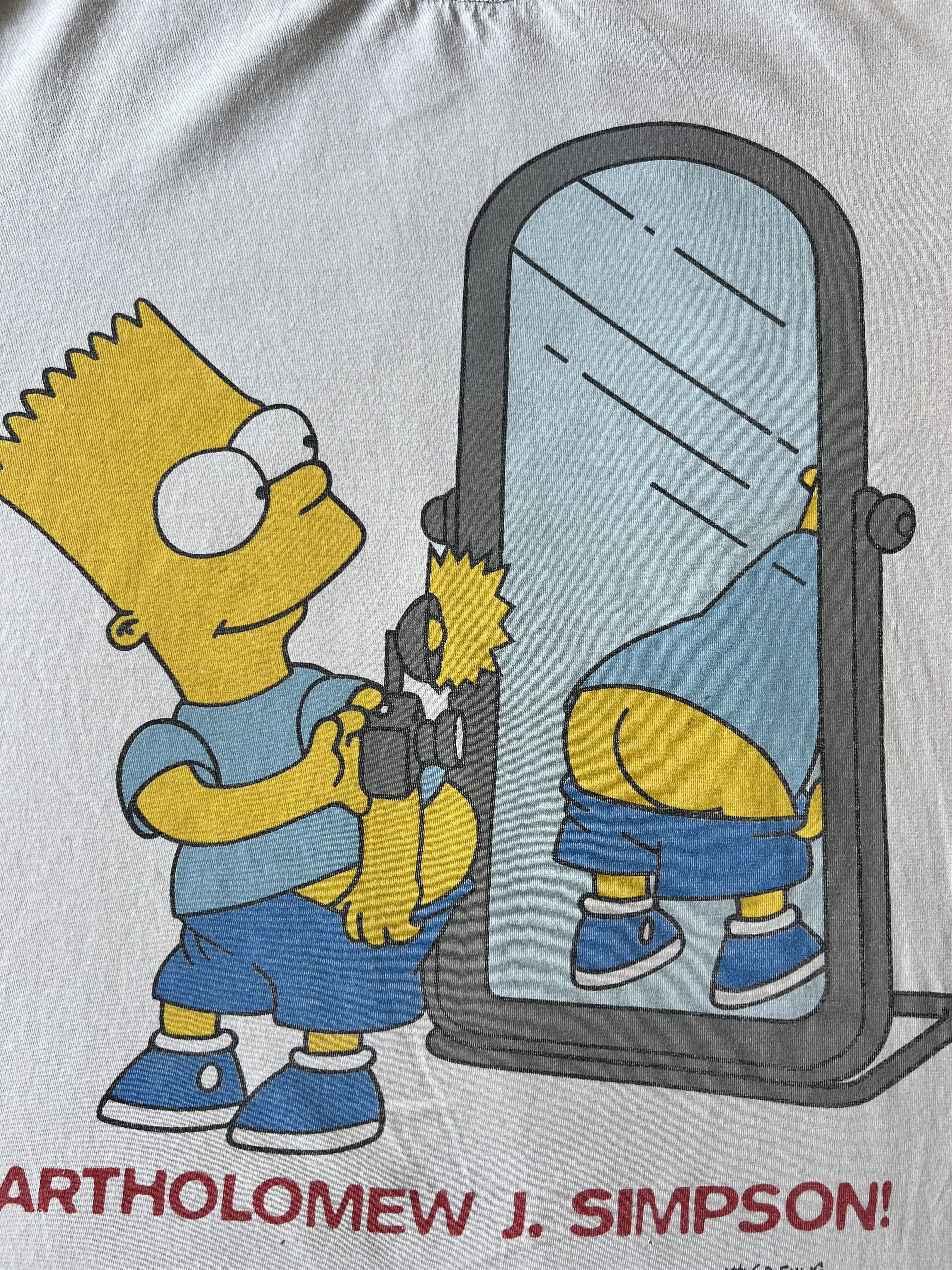 Cartoon Network × Vintage Vintage 1998 The Simpsons Cartoon Movie Bart T-shirt Size US L / EU 52-54 / 3 - 8 Thumbnail
