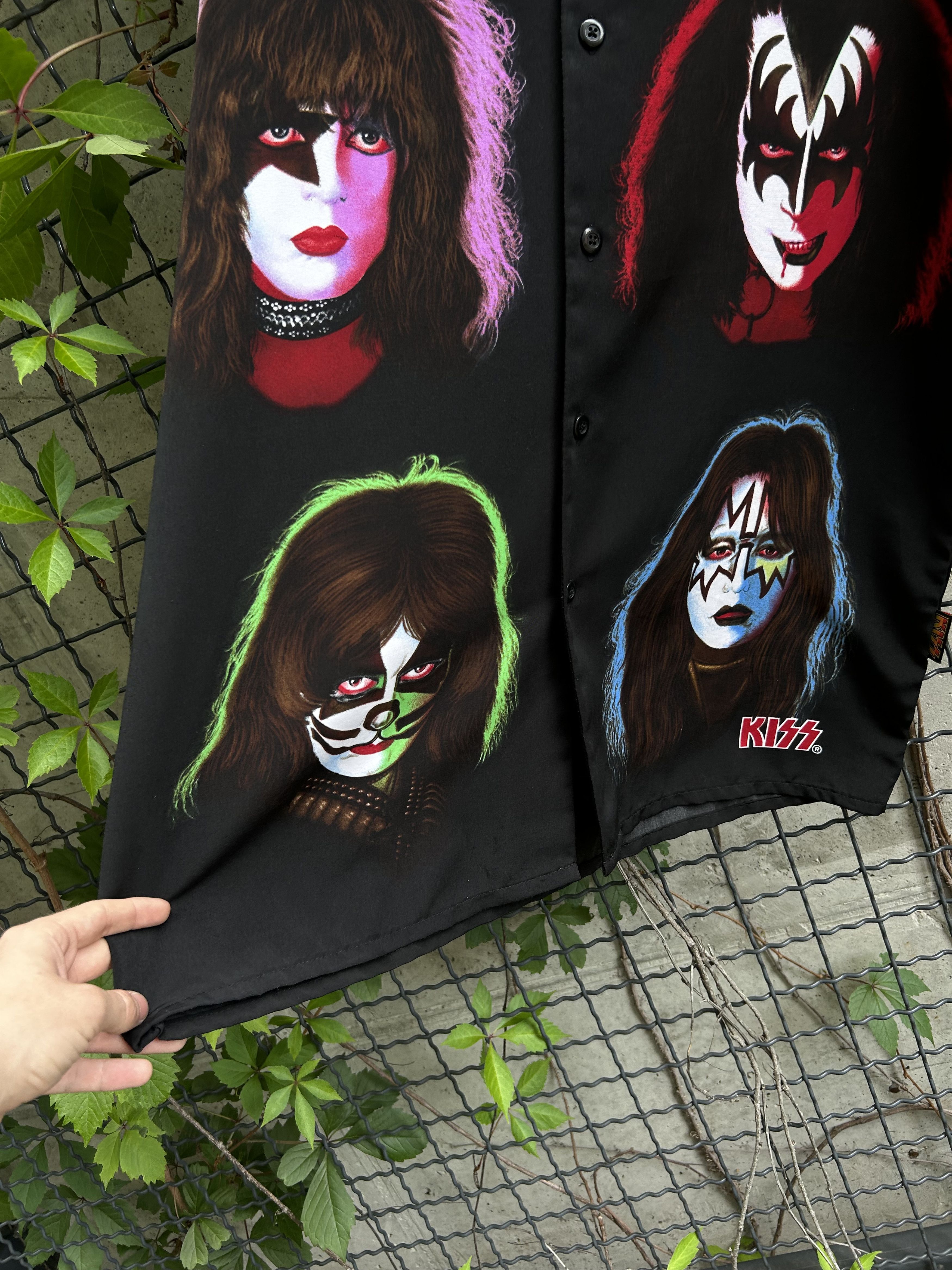 Band Tees Vintage 2001 Kiss Rock Band Button Up Shirt Size US L / EU 52-54 / 3 - 9 Thumbnail