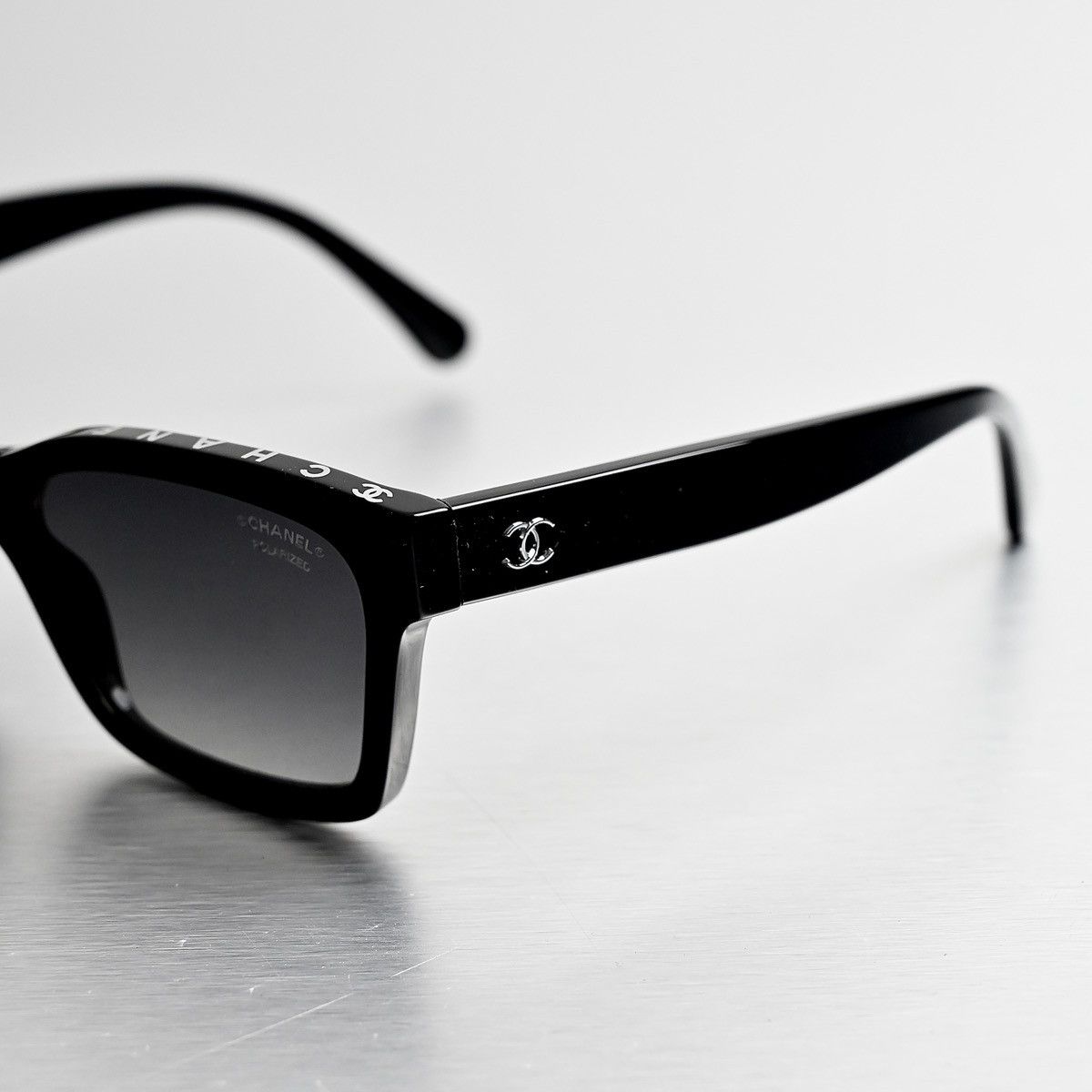 Chanel CHANEL 0CH5417 C501S8 BLACK GREY SUNGLASSES Size ONE SIZE - 3 Thumbnail