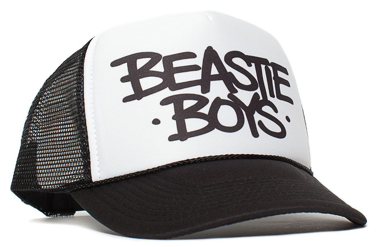 Other The Beastie Boys Old School Trucker cap Hat Black/White Size ONE SIZE - 1 Preview