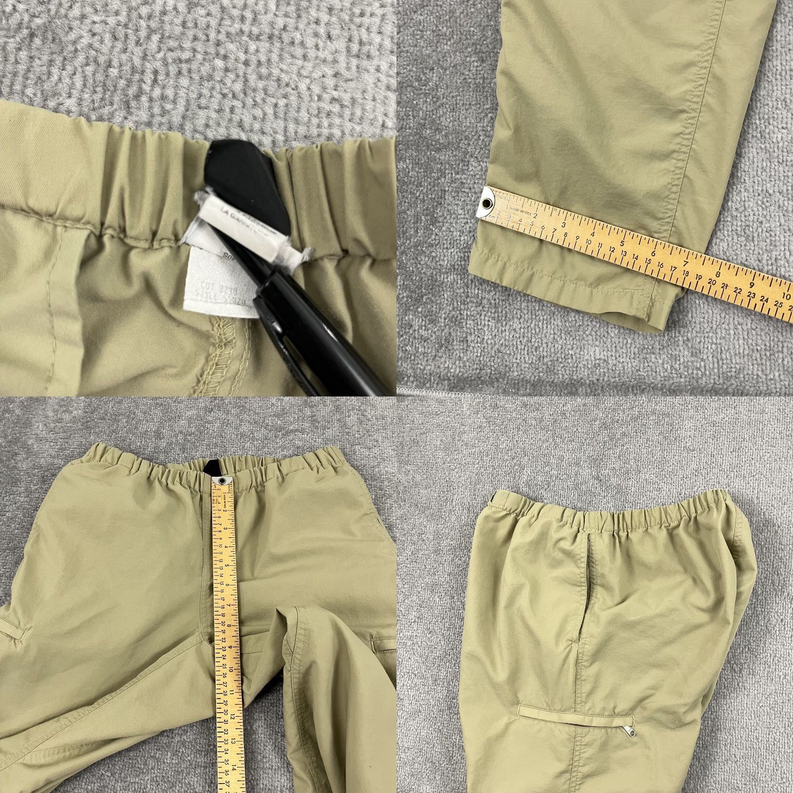 Patagonia Patagonia GI II 2 Pants Mens Small / 30" Tan Brown Fishing Hiking Zip Pockets Khakis Size US 29 - 8 Thumbnail